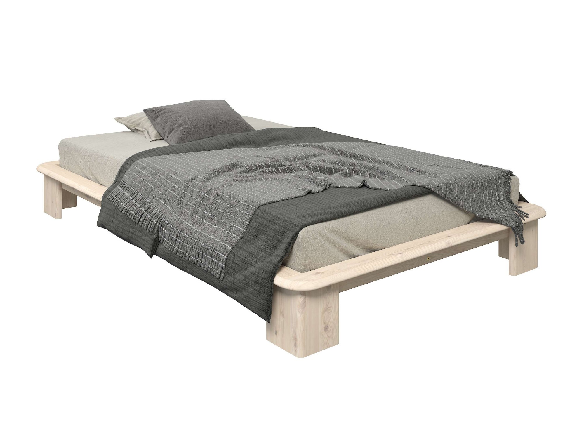 Home affaire Futonbett »Peregrin, Bett, Bettgestell, Massivholzbett«, inklusive Lattenrost, aus massiver Kiefer, FSC®
