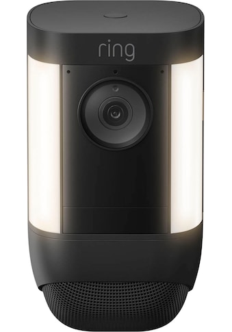 Überwachungskamera »Ring Spotlight Cam Pro, Wired - Black«, Aussenbereich