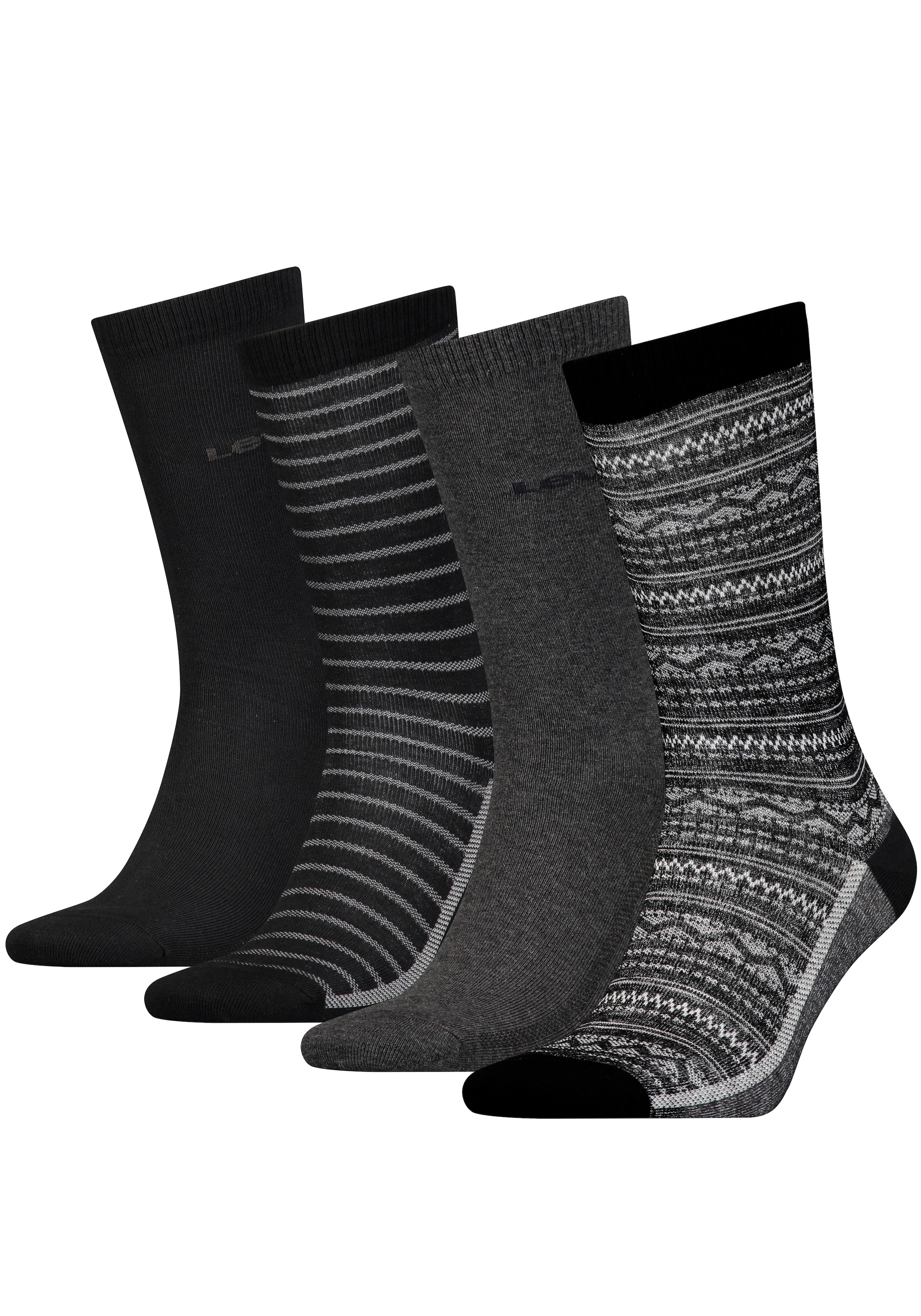 ♕ Levi\'s® Socken, auf 4 versandkostenfrei (Packung, Paar)