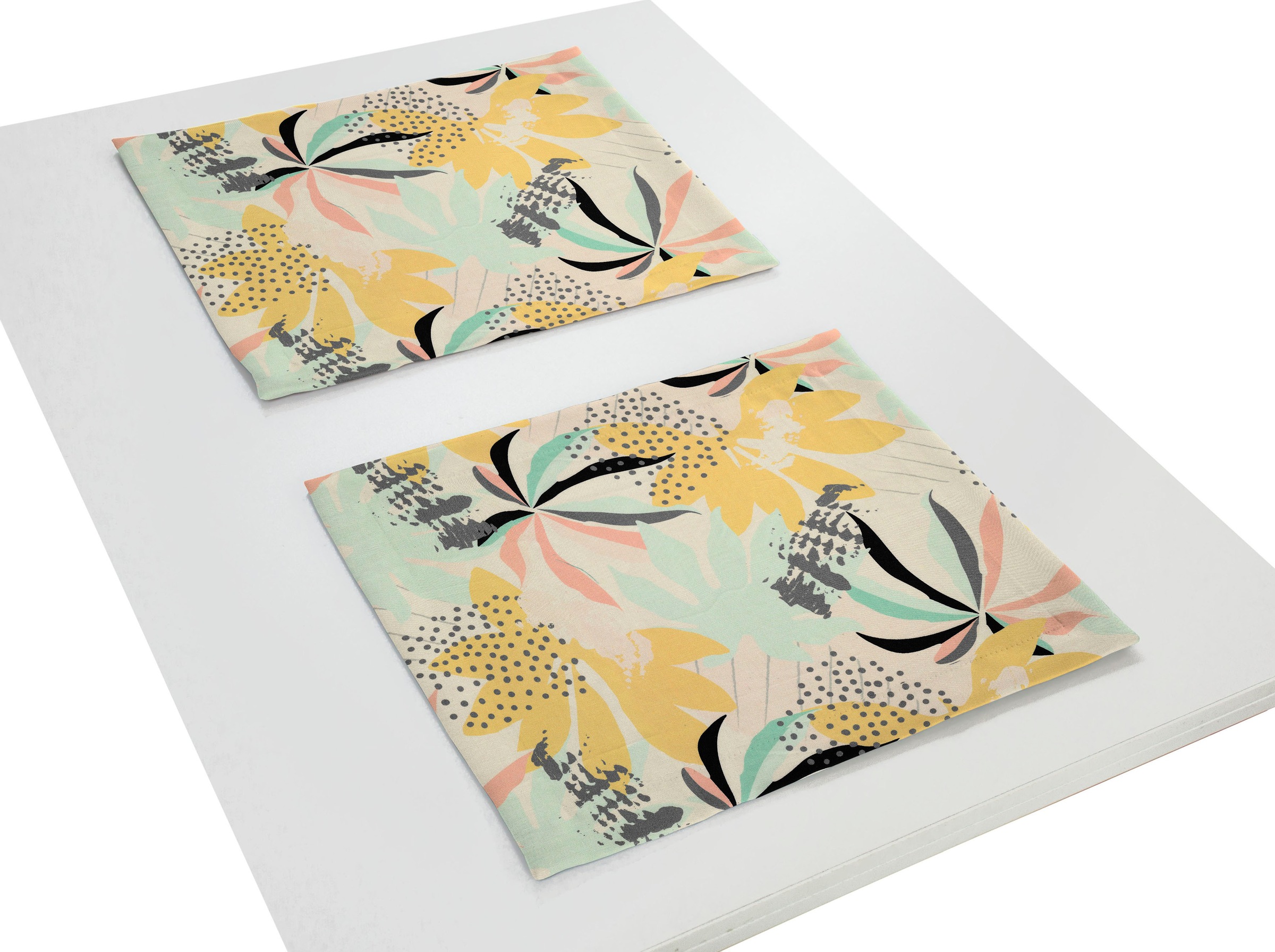 Adam Platzset "Jungle" GOTS organic,zertifiziert durch CERES 0242Made in Germany
