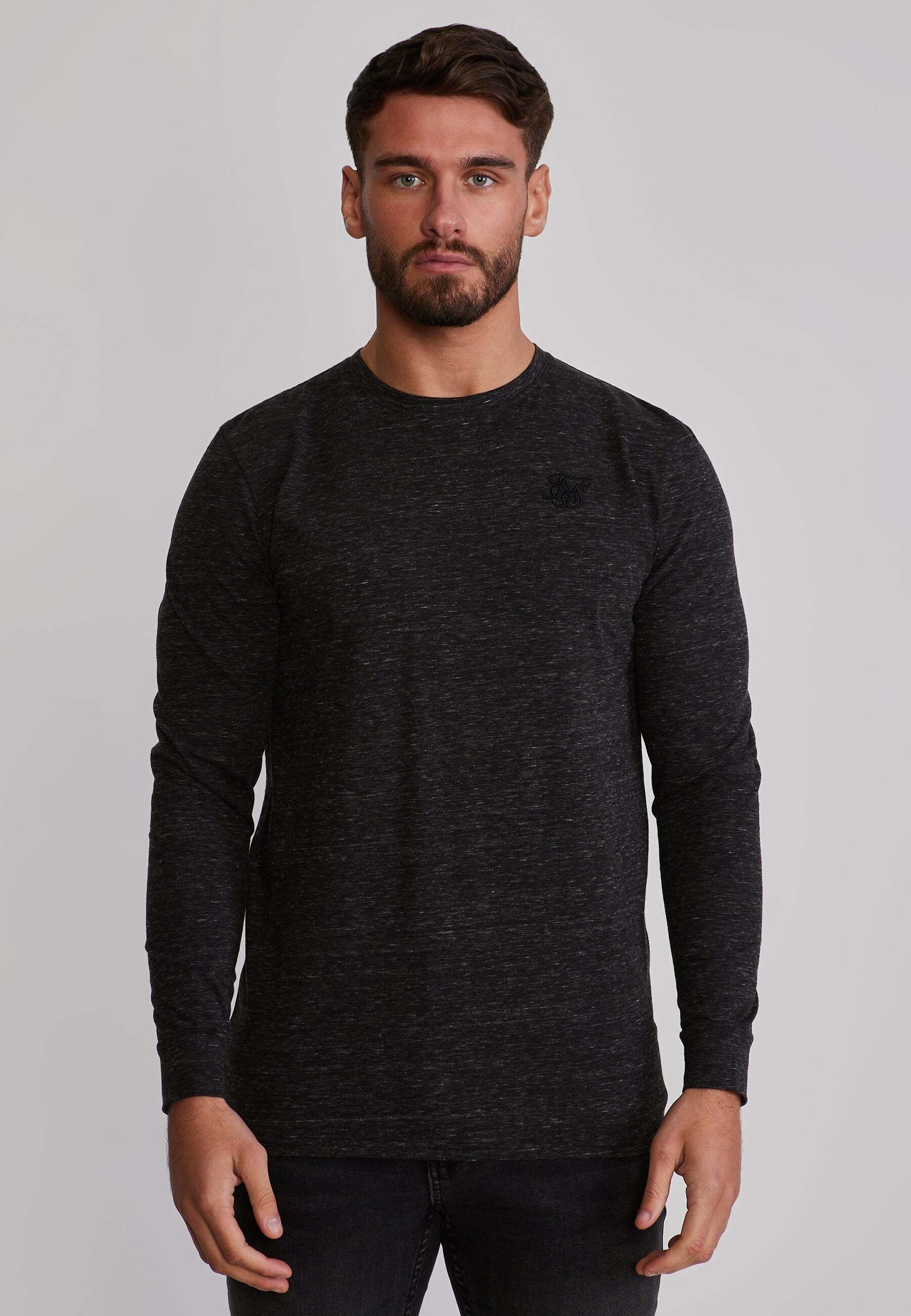 Image of Siksilk Langarmshirt "Siksilk Langarmshirt Marl"