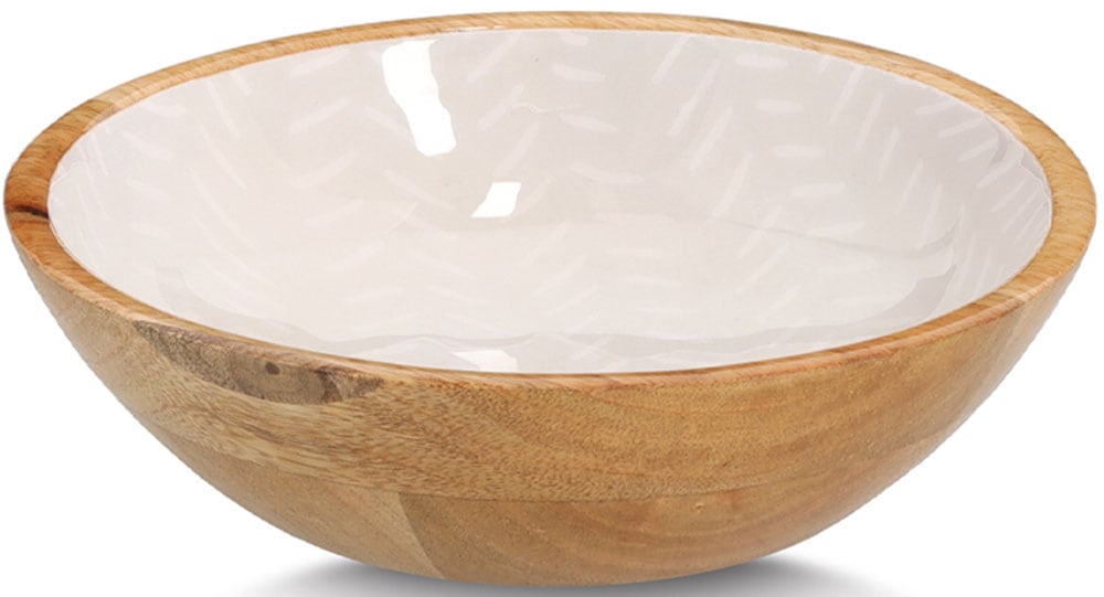 Image of Zeller Present Schale "Mangoholz, im modernen Design" aus Massivholz hochwertiges natürliches Material