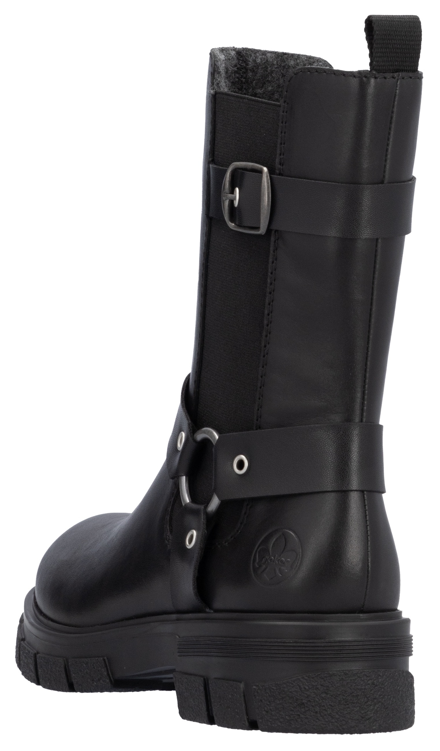 Rieker Chelseaboots, Bikerboots, Schlupfstiefelette mit Innenreissverschluss