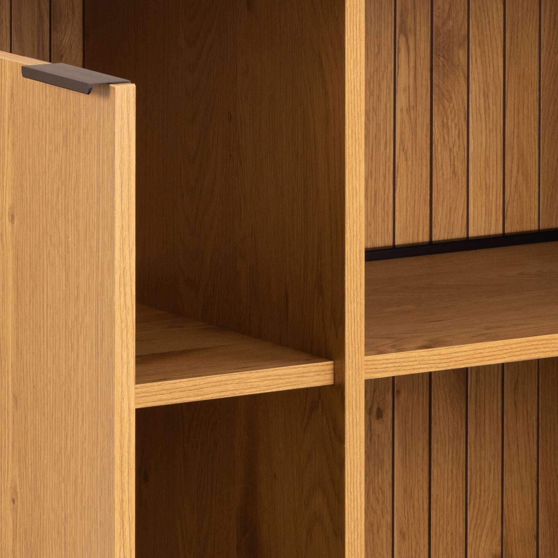 ACTONA GROUP Sideboard »Colima« Anrichte, matt Wildeiche rau Melamin, Gestell Wildeiche, 160x45x80 cm
