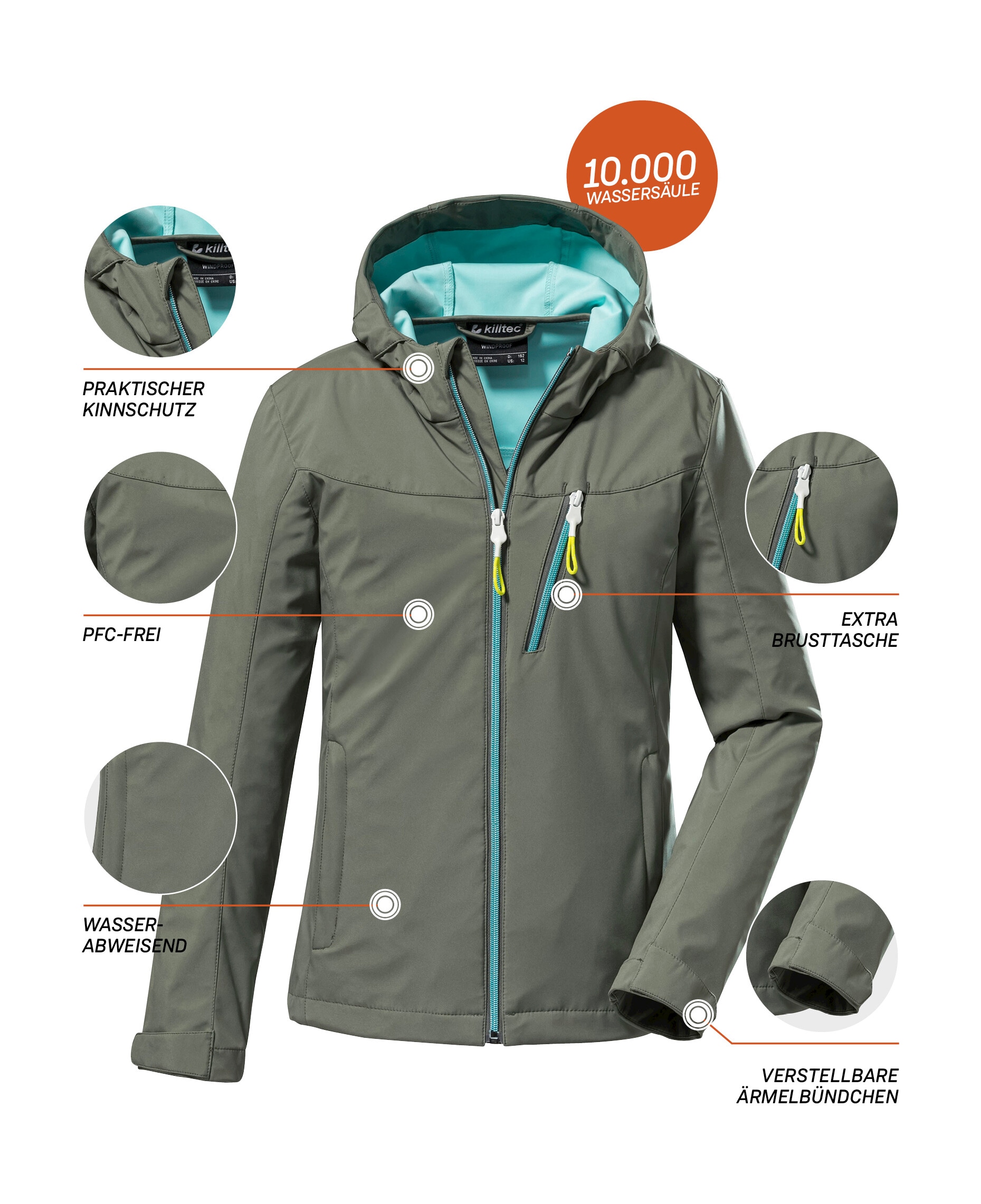 Killtec Softshelljacke »KOS 54 GRLS SFTSHLL JCKT«