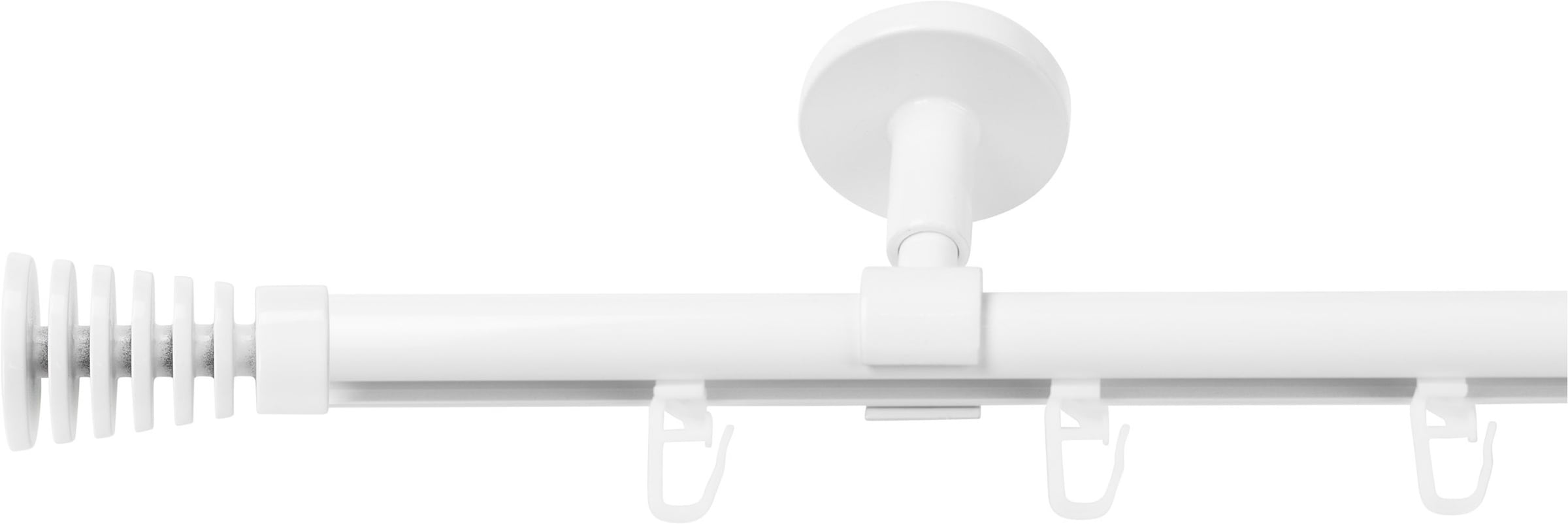 SN DECO GROUP Gardinenstange »Gardinenstange Innenlauf Gap Ø 19 mm, 1-läufig, Fixmass, verschraubt« Ø 19 mm Fixmass;kürzbar