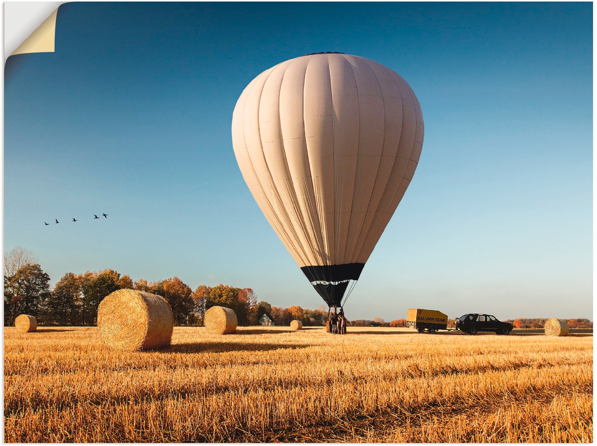 Image of Artland Wandbild »Herbstimpressionen«, Ballonfahren, (1 St.), in vielen Grössen & Produktarten -Leinwandbild, Poster, Wandaufkleber / Wandtattoo auch für Badezimmer geeignet bei Ackermann Versand Schweiz