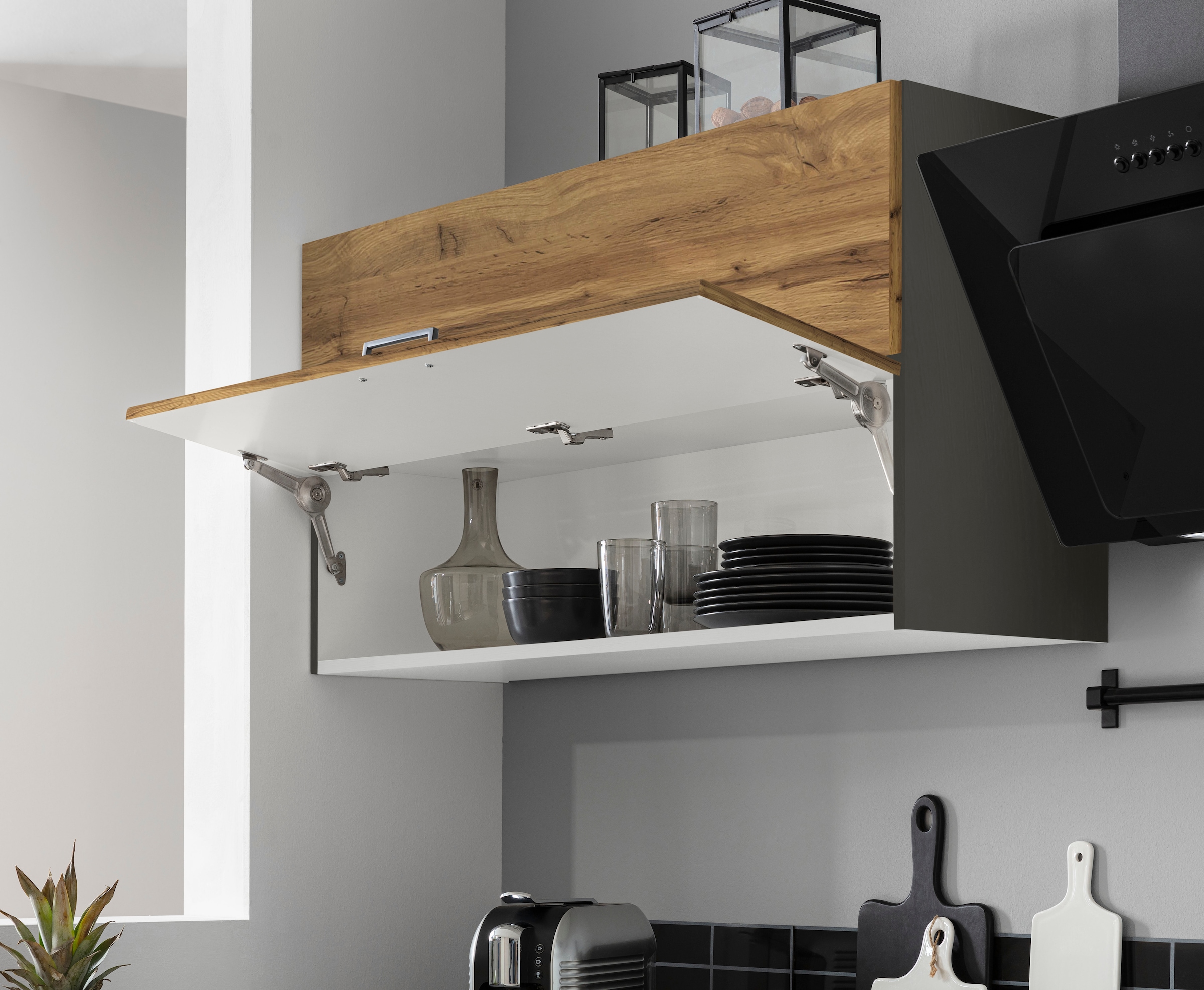 KOCHSTATION Winkelküche »KS-Trier« ohne E-Geräte, Stellbreite 220/220 cm