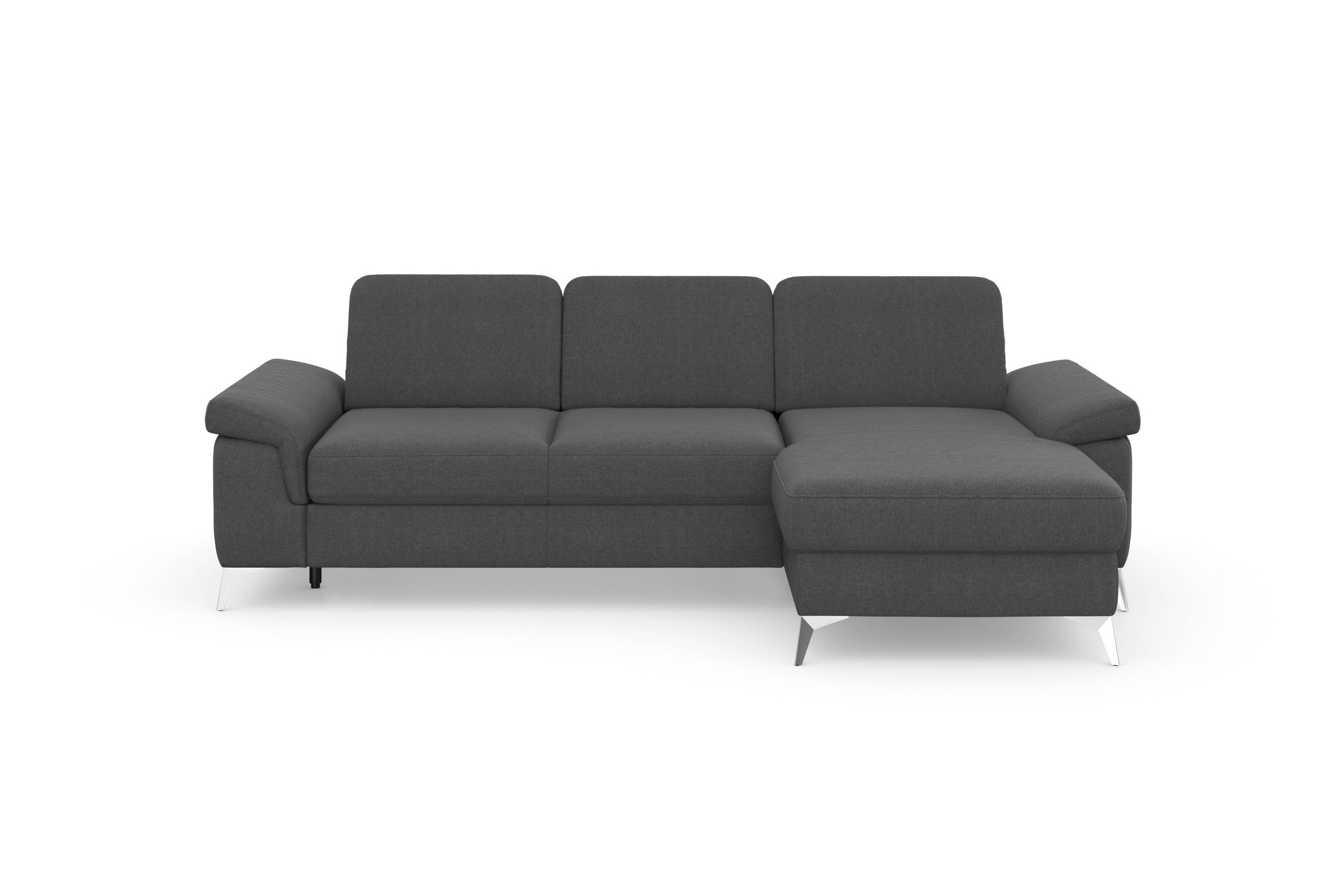 sit&more Ecksofa »Padua L-Form«, inklusive Sitztiefenverstellung, Armteilfunktion und Federkern