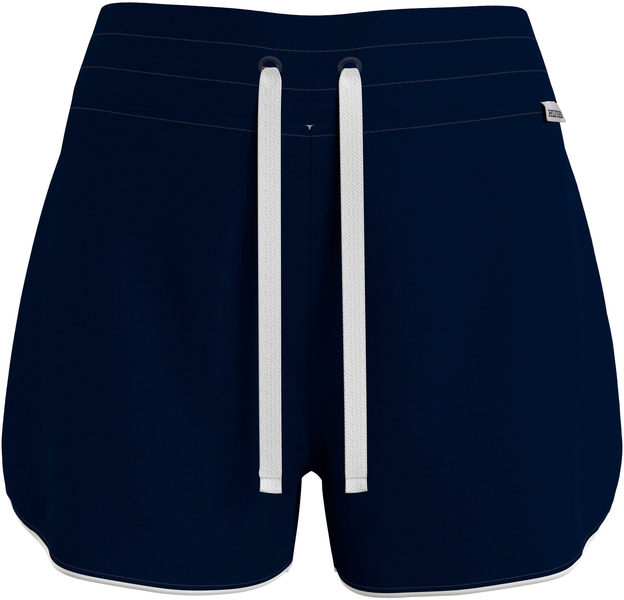 Tommy Hilfiger Underwear Sweatshorts »SHORT«, Rippbund mit Kordel, Paspel, Markenlabel