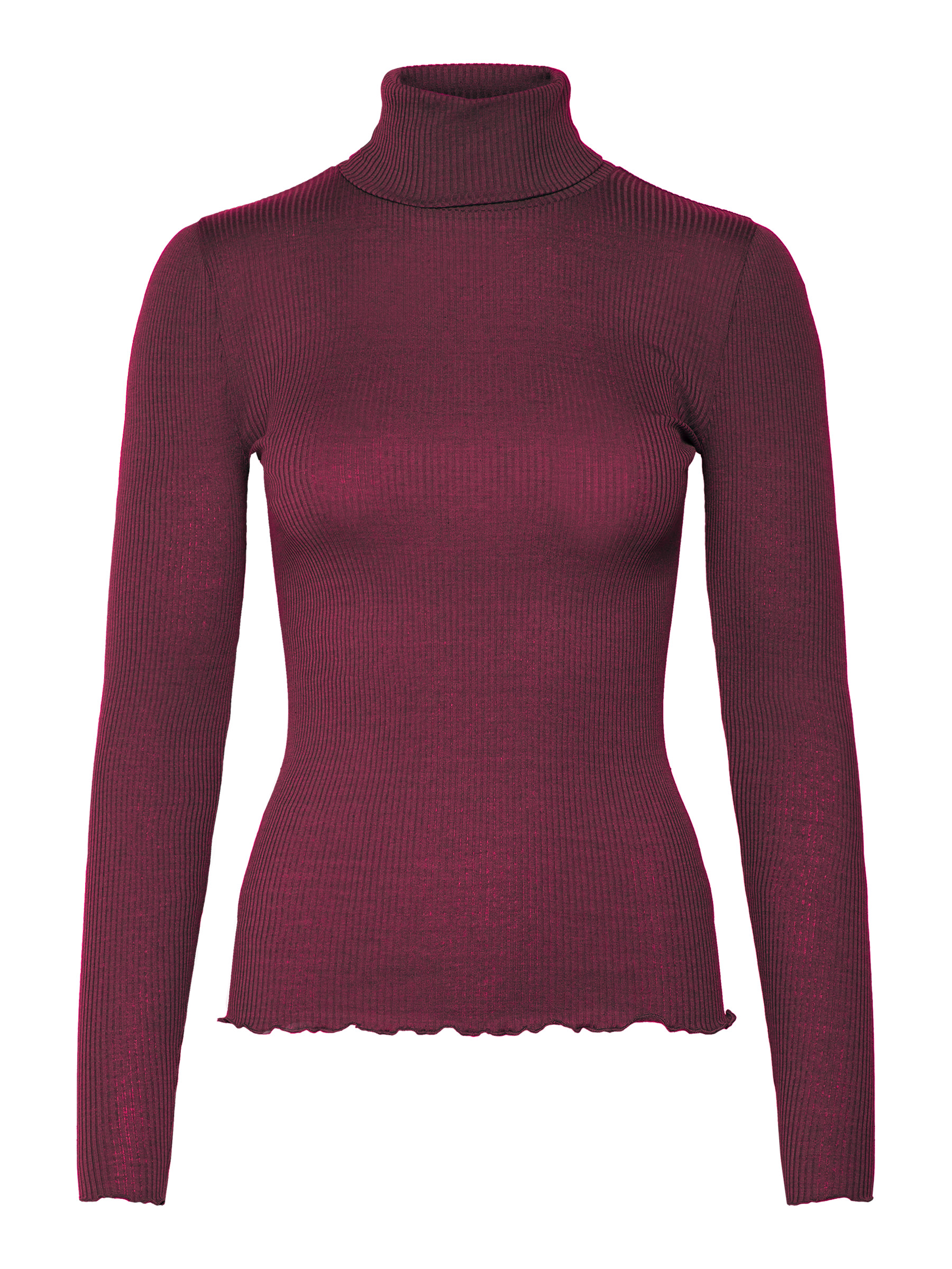 rosemunde Rollkragenshirt »Beatha silk shirt« Langarm Rolli, bequem, feminin, weich, Seide-/Baumwollmischung