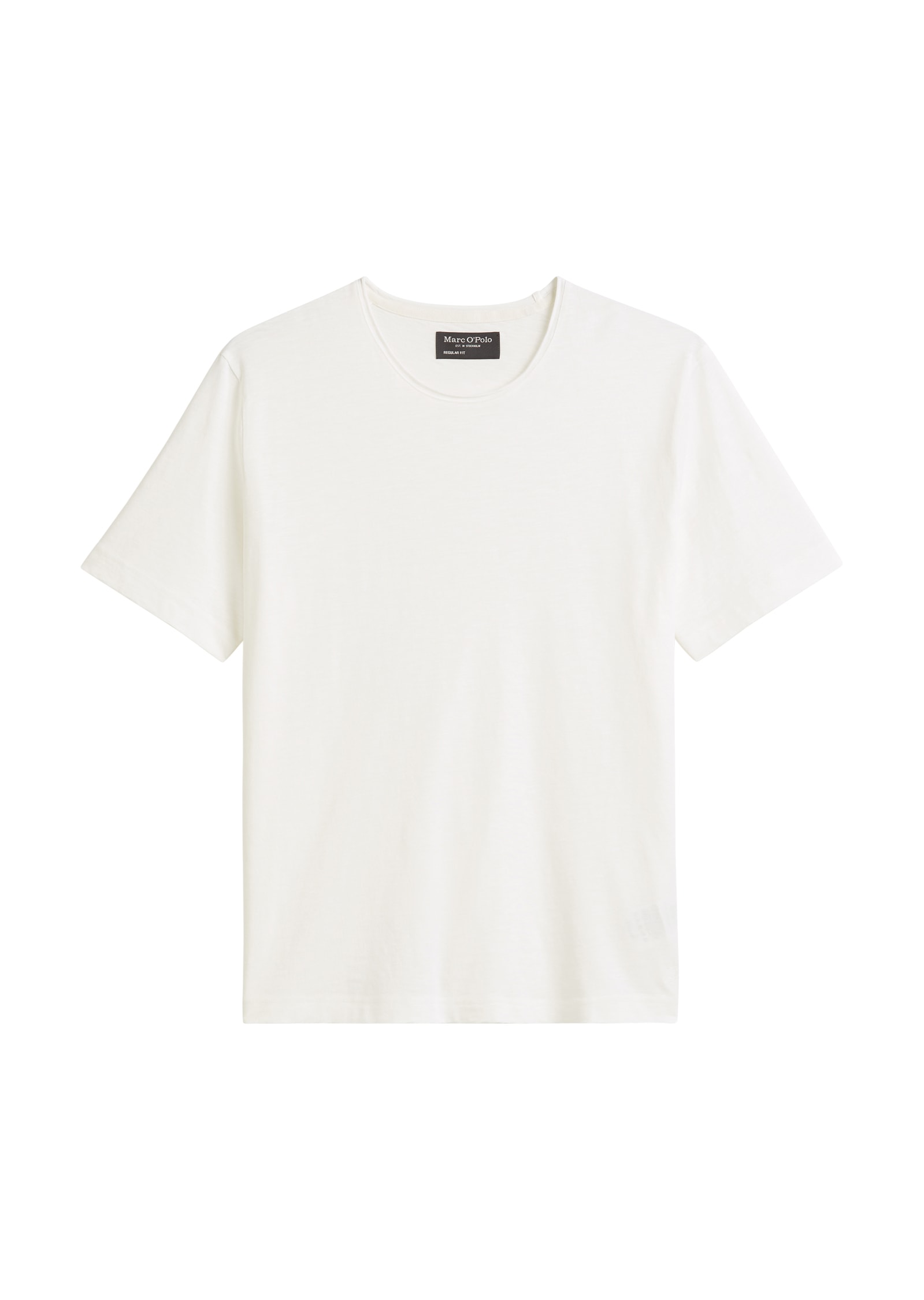 Marc O'Polo T-Shirt, unregelmässiger Slub-Jersey, elastischer Rundhals
