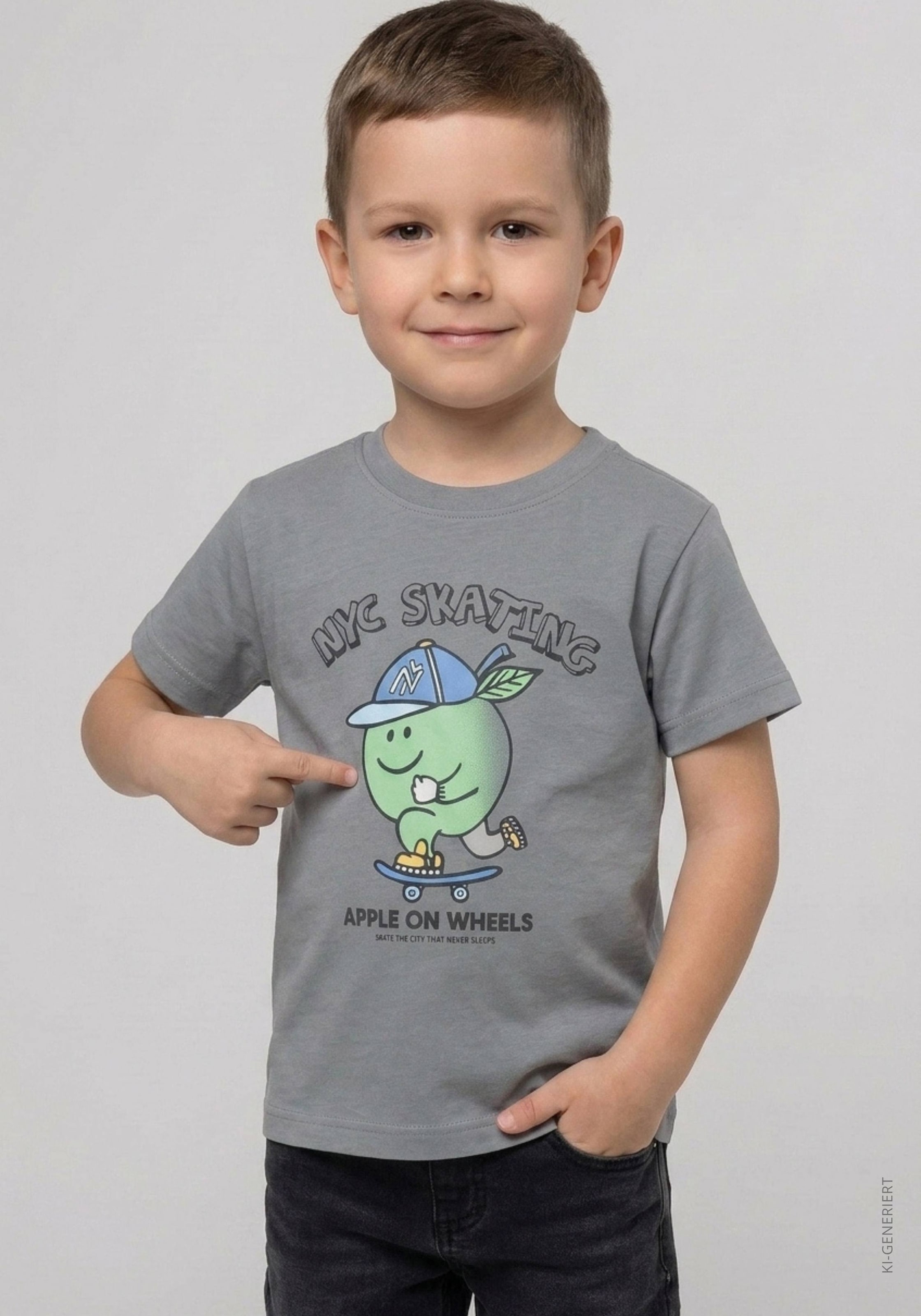 STACCATO T-shirt 2 pièces 2er Pack kurzarm, geringelt, Motiv-Print, für Boys