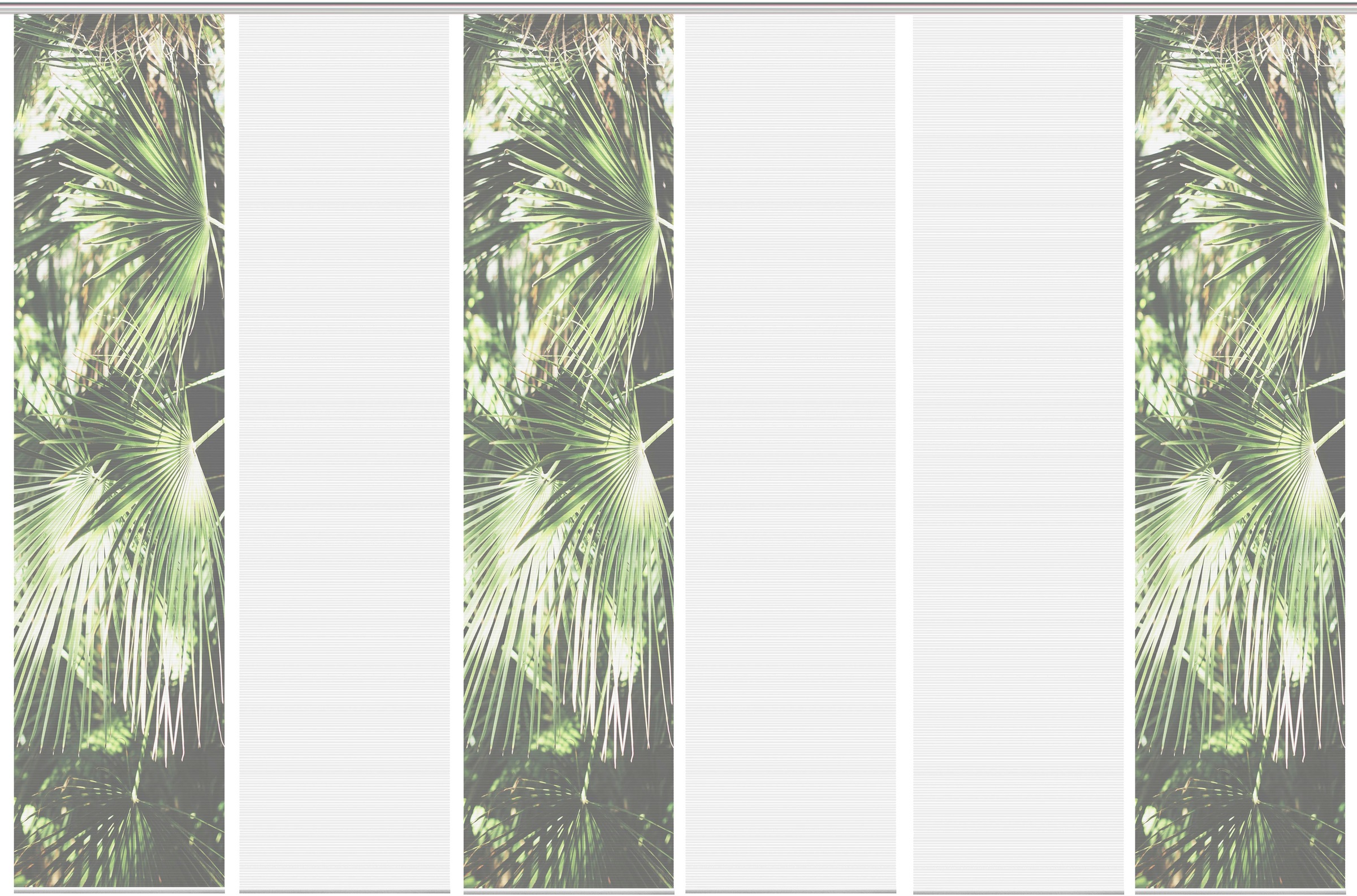 Image of Vision S Schiebegardine »JUNGOLA 6er SET«, (6 St.), Bambus-Optik, Digital bedruckt bei Ackermann Versand Schweiz