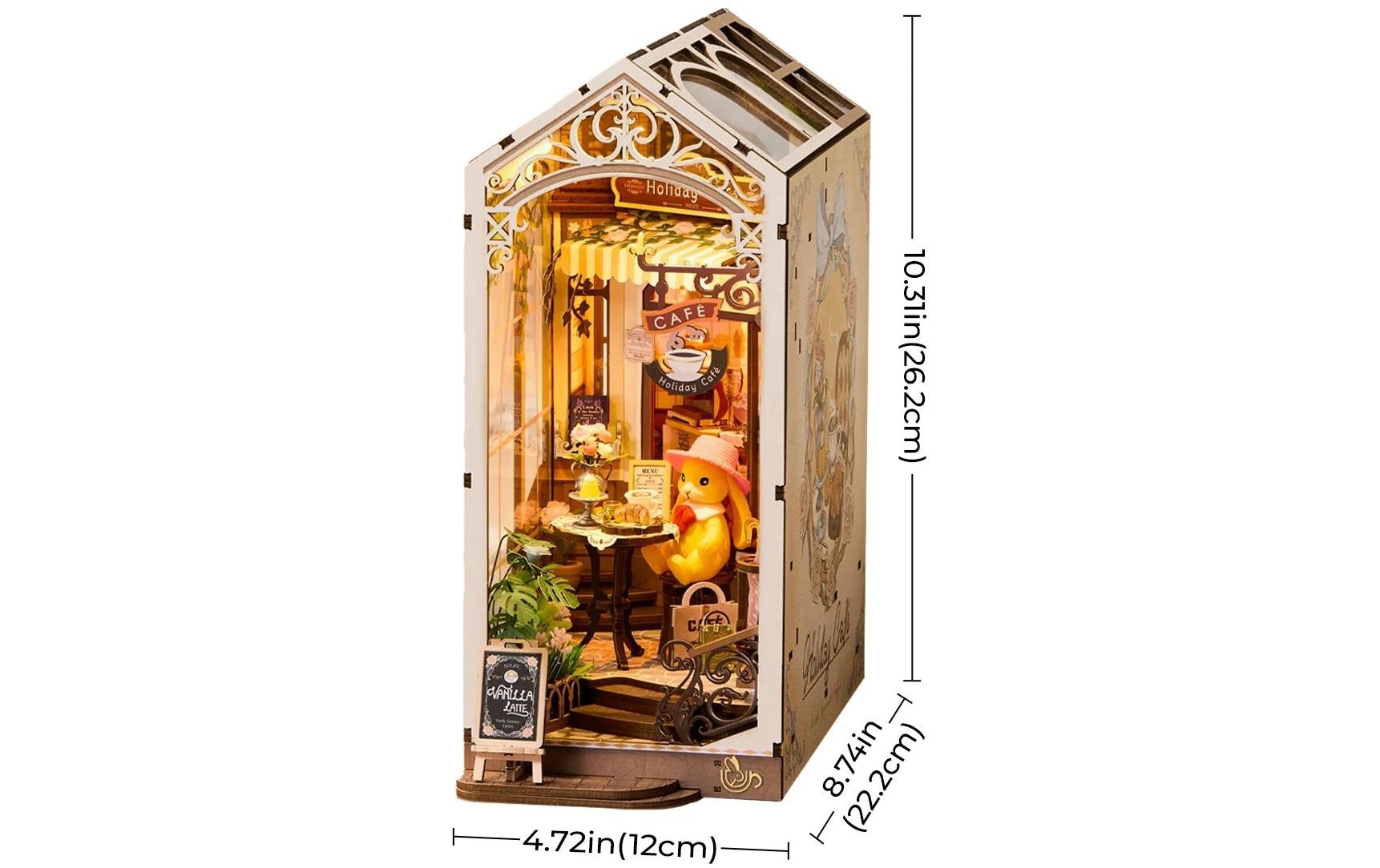   Modellbausatz »Rolife Holiday Café Holzbausatz Book Nook« 171 Stk. tlg.