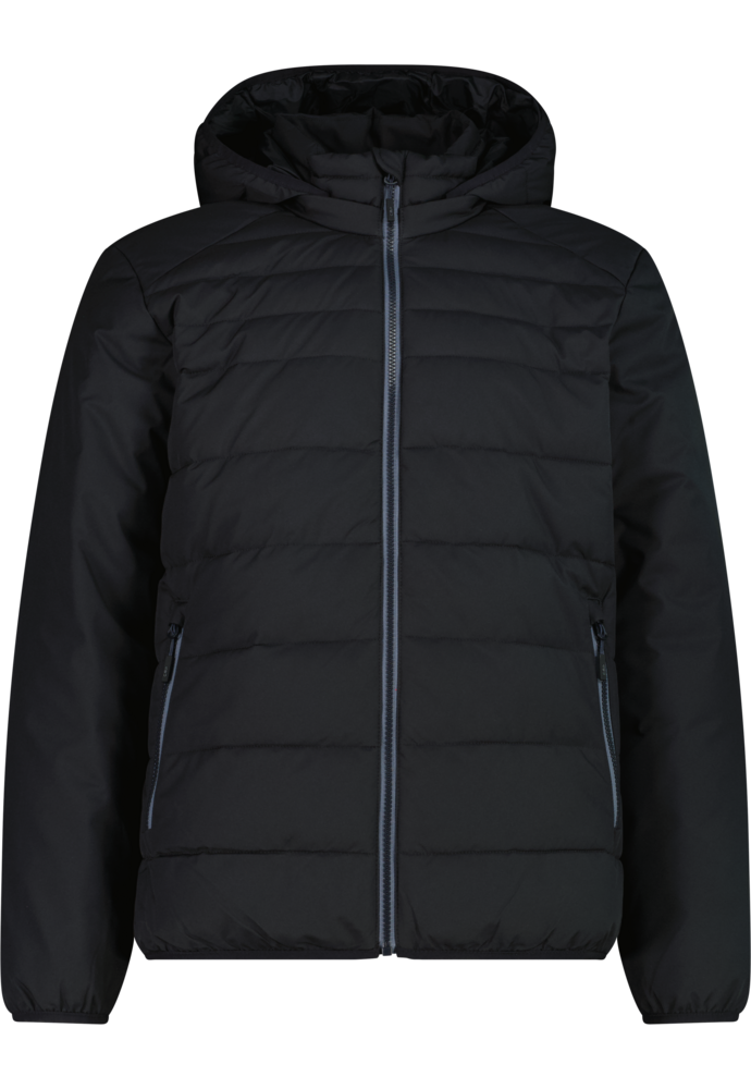 CMP Steppjacke »MAN JACKET SNAPS HOOD« mit Kapuze Clima Protect®, Sorona® Flock, wasserabweisend