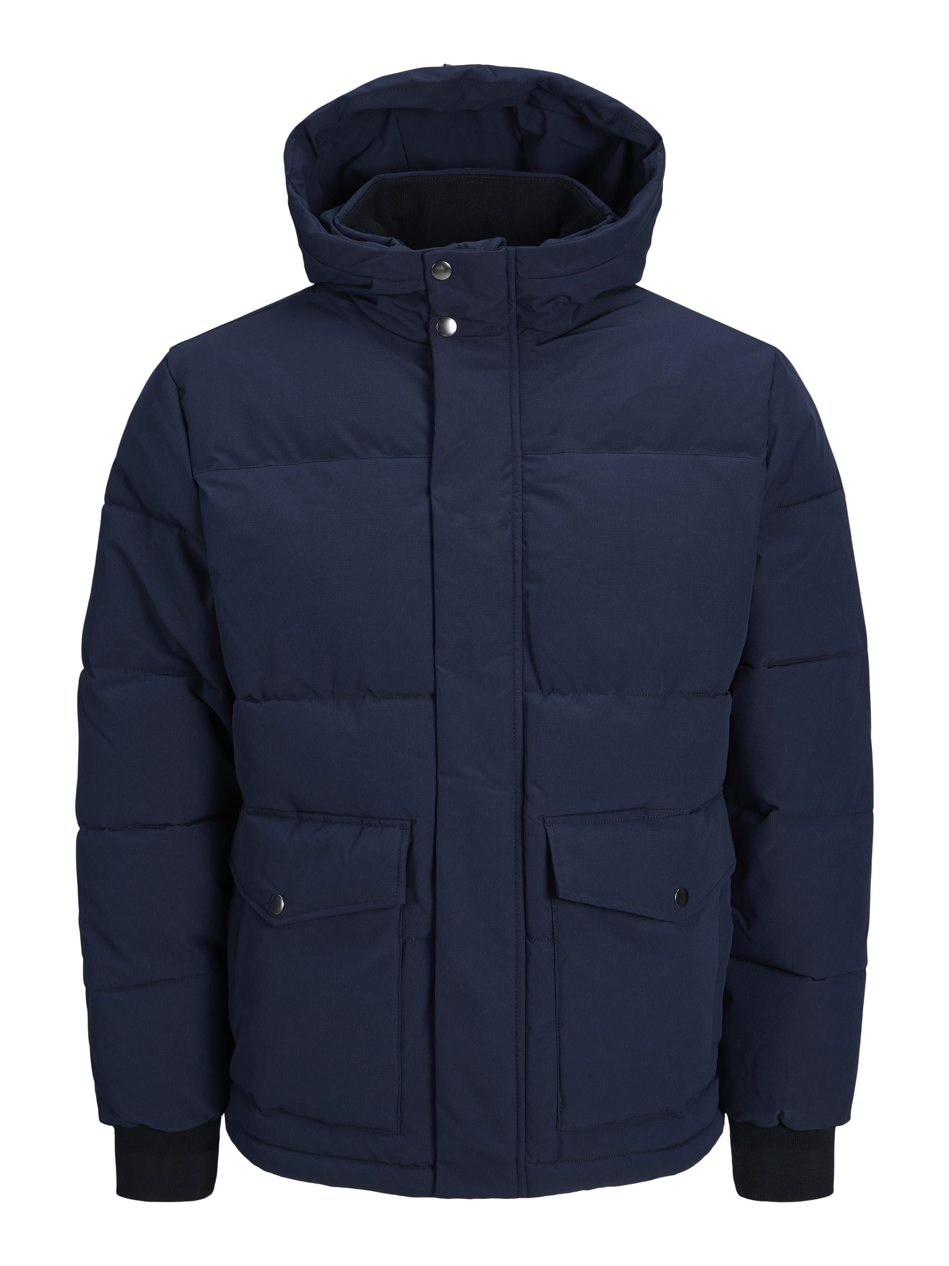 Steppjacke »JJDAVID PUFFER JACKET«, mit Kapuze