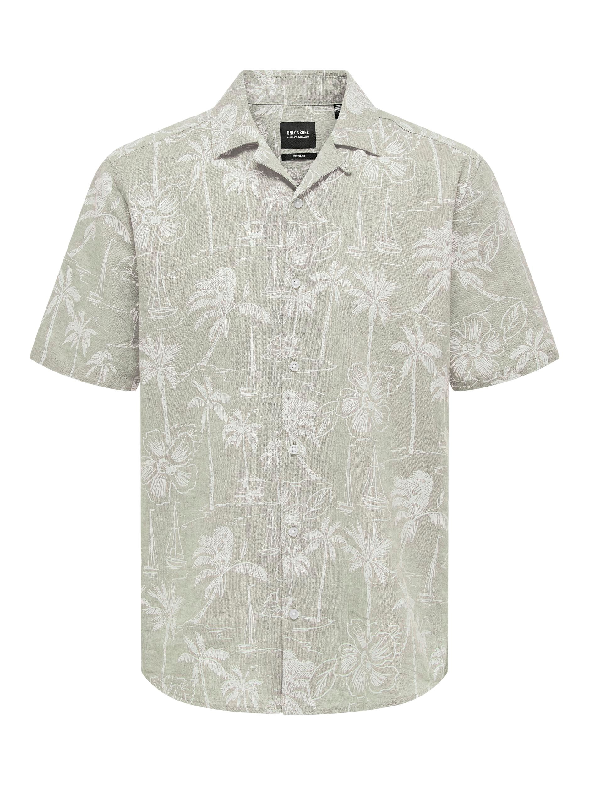 ONLY & SONS Hawaiihemd »ONSCAIDEN SS RESORT AOP LINEN SHIRT NOOS«