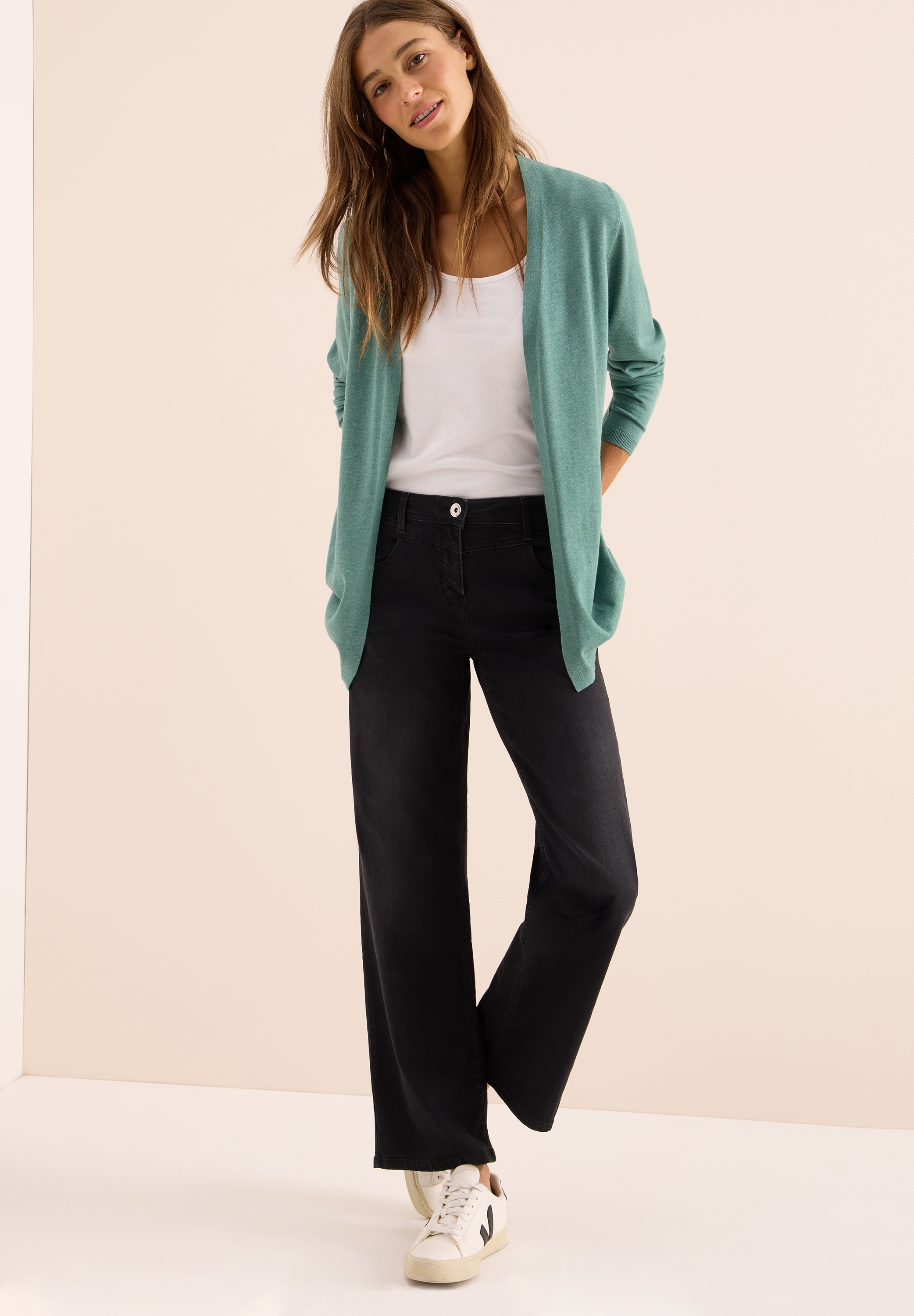 Cecil Longstrickjacke softe Baumwollmischung