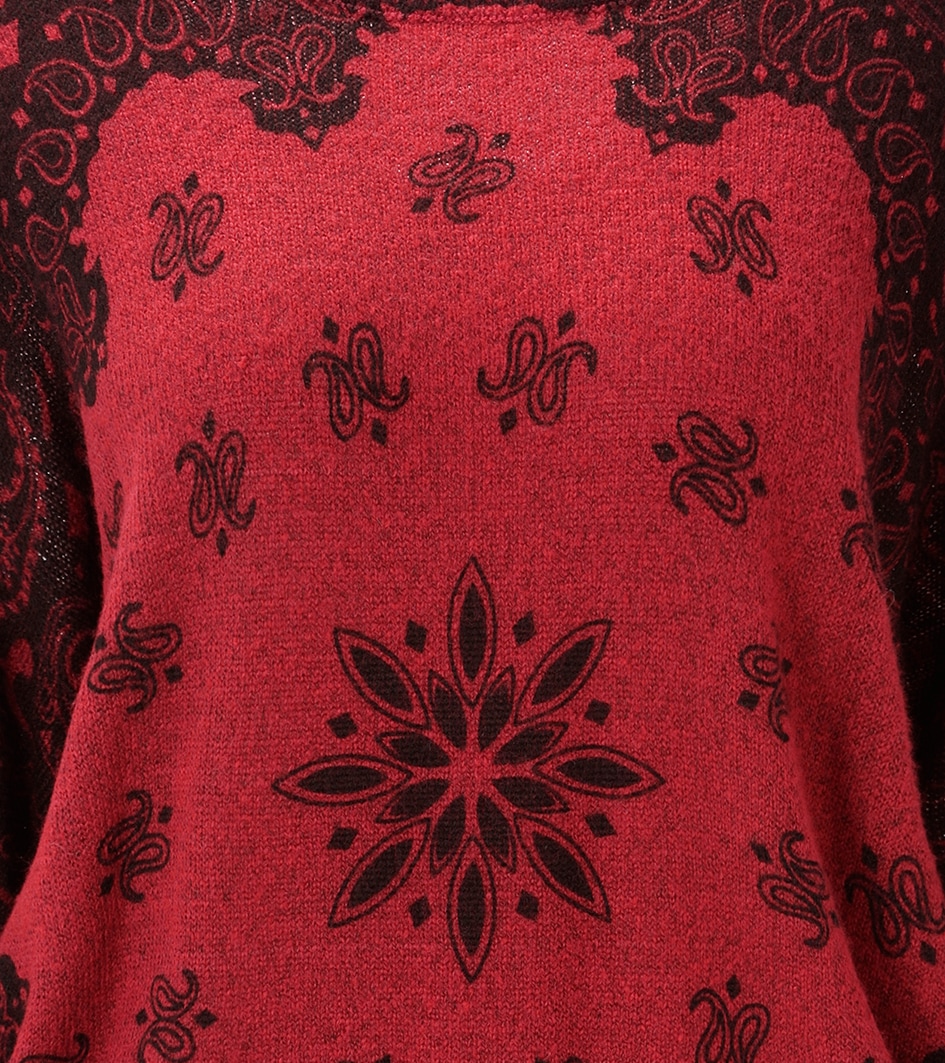 Aniston CASUAL Pull en tricot imprimé de motifs fantaisistes - NOUVELLE COLLECTION