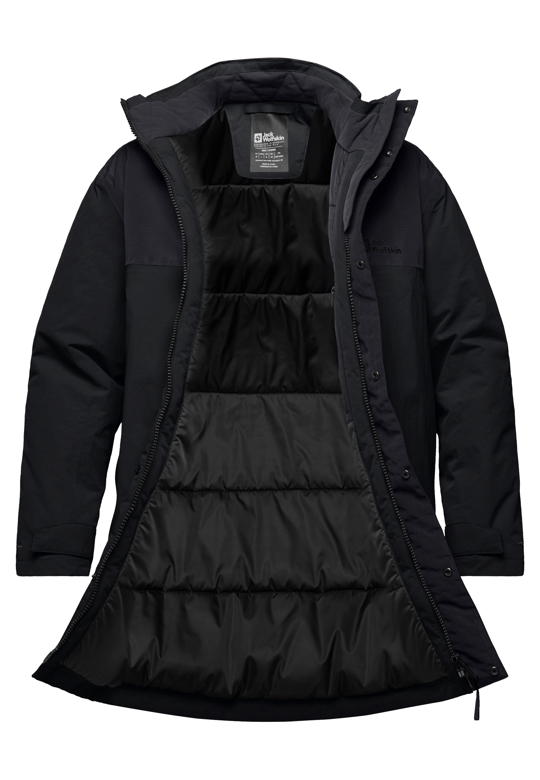 Jack Wolfskin Funktionsparka »GLETSCHERSEE«, mit Kapuze, Winterjacke