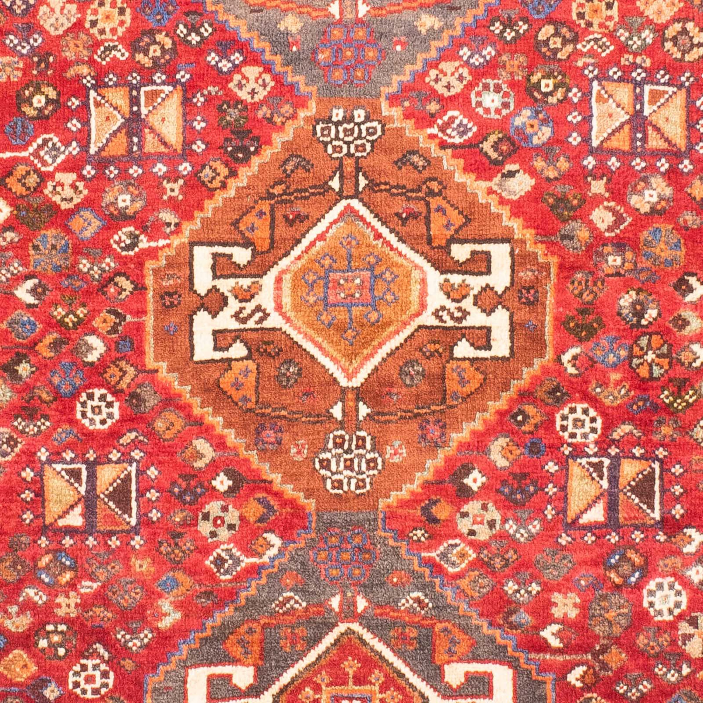 morgenland Orientteppich »Perser - Nomadic - 155 x 112 cm - rot«, rechteckig, Wohnzimmer, Handgeknüpft, Einzelstück mit Zertifikat