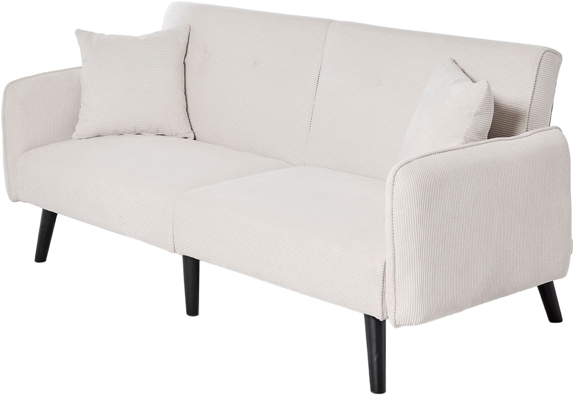 Jahnke Schlafsofa »CHILLAX DOT« mit Relax-und Schlaffunktion, inkl. Kissen, Breite 191 cm