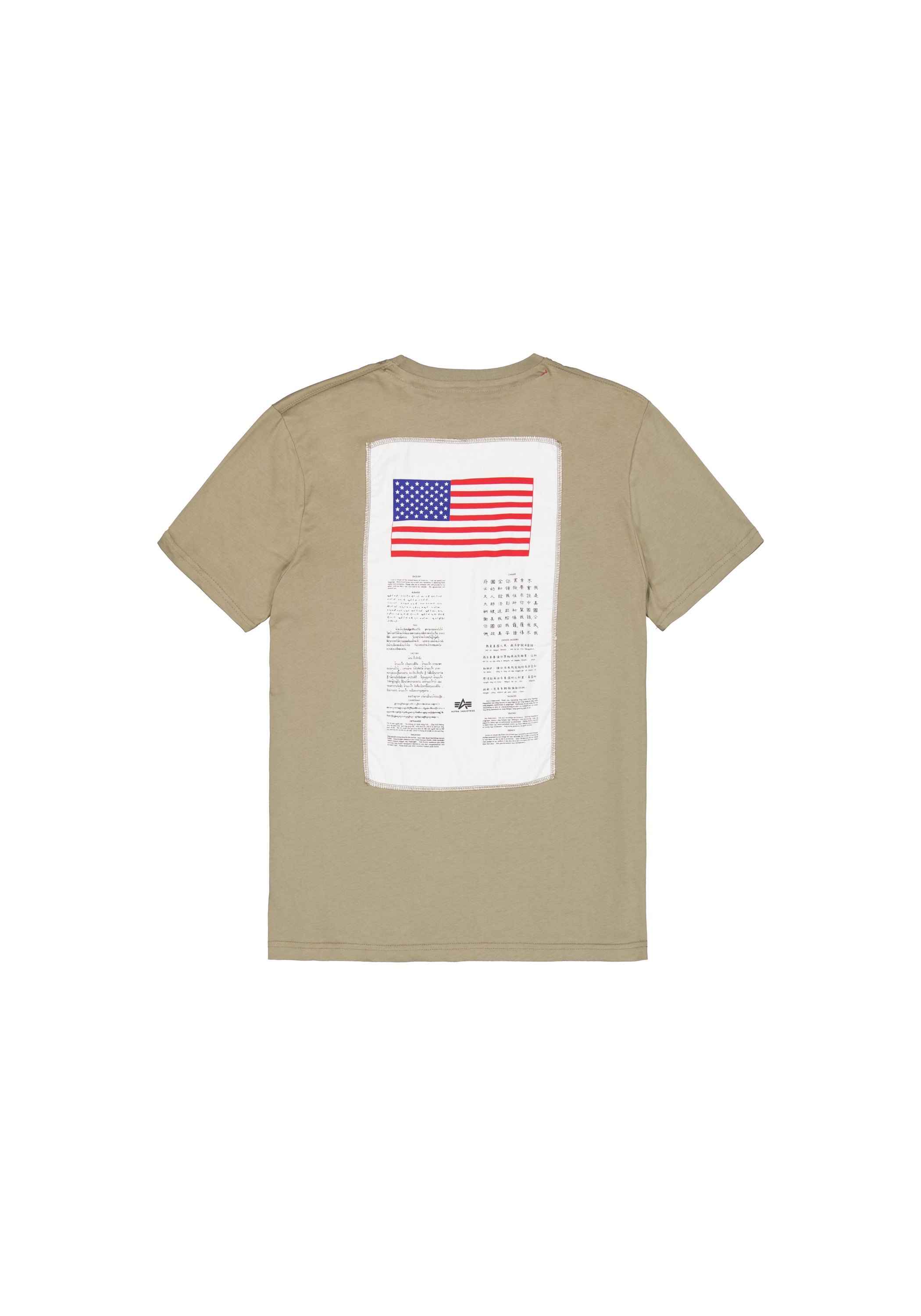 Alpha Industries , T-Shirt »Blood Chit T-Shirt« , grün , 3XL , T-Shirt "Blood Chit T-Shirt"