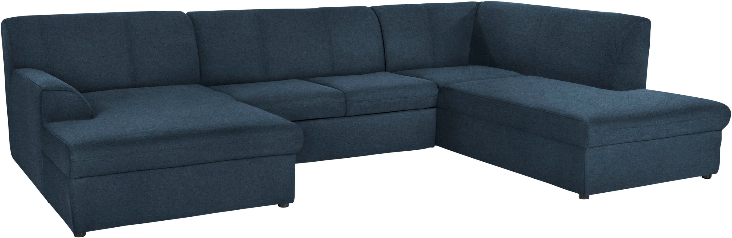 DOMO collection Wohnlandschaft »Topper, elegant und zeitlos, komfortabel, U-Form«, wahlweise mit Bettfunktion