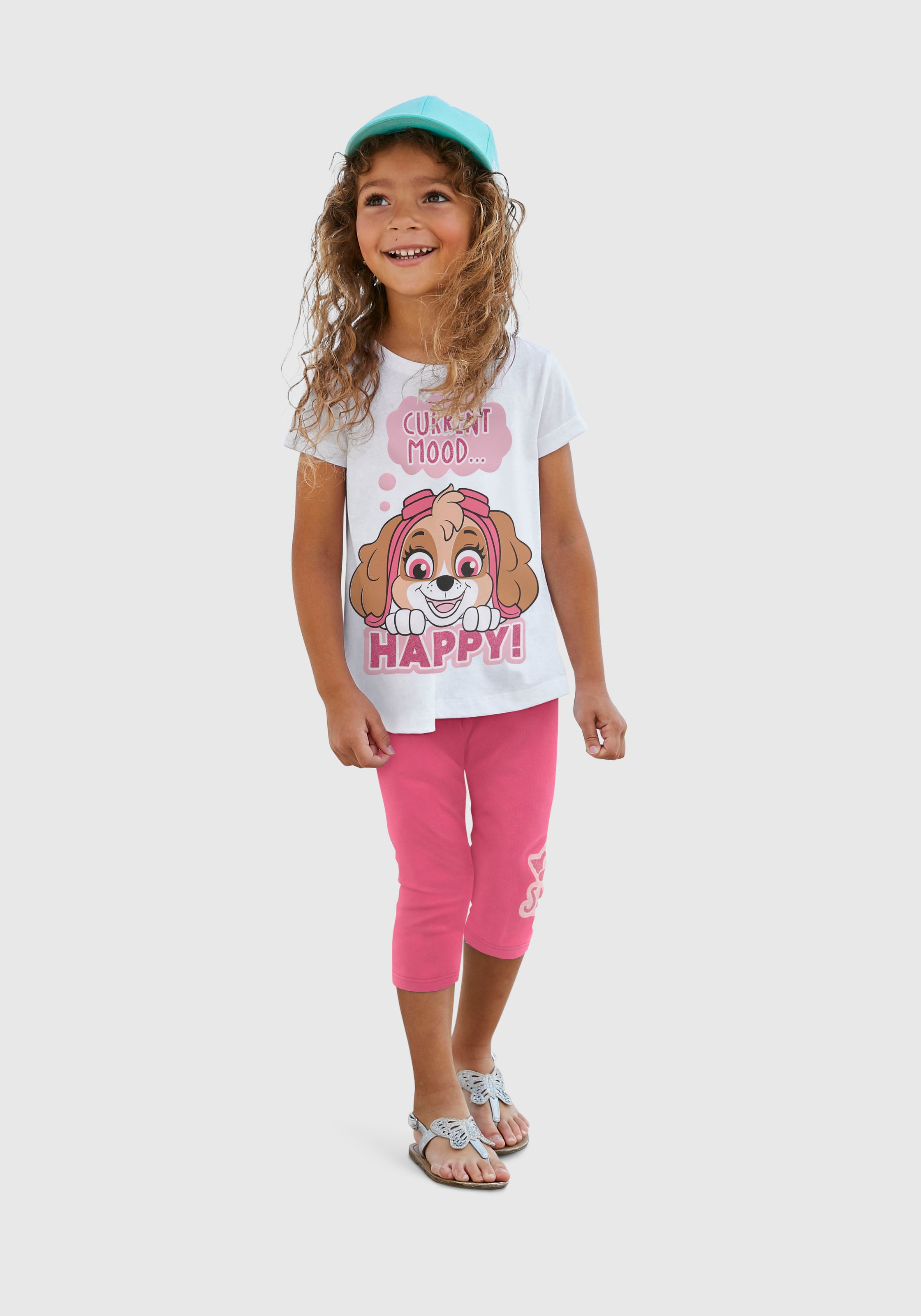 Image of PAW PATROL Shirt & Leggings, (Set, 2 tlg.), mit Glitzerdruck bei Ackermann Versand Schweiz