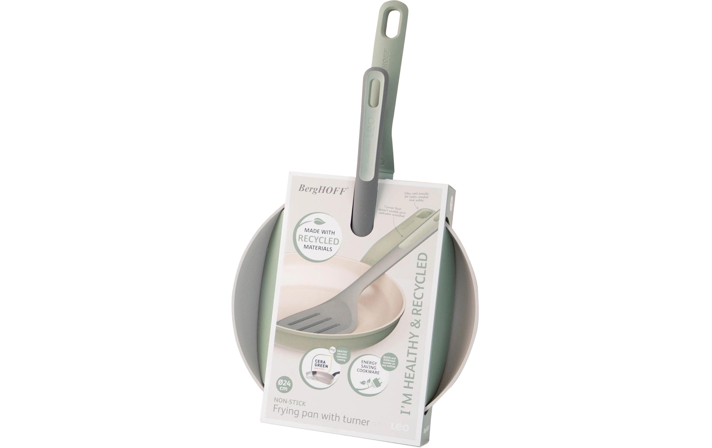 BergHOFF Bratpfanne »Leo Balance 2-teilig, inkl. Wender« Aluminium