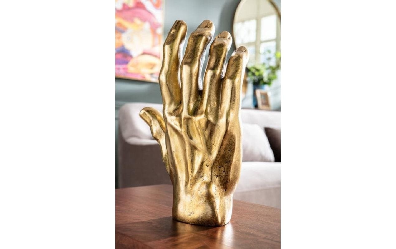 Kare Design Dekofigur »Kare Hand Goldfarben«