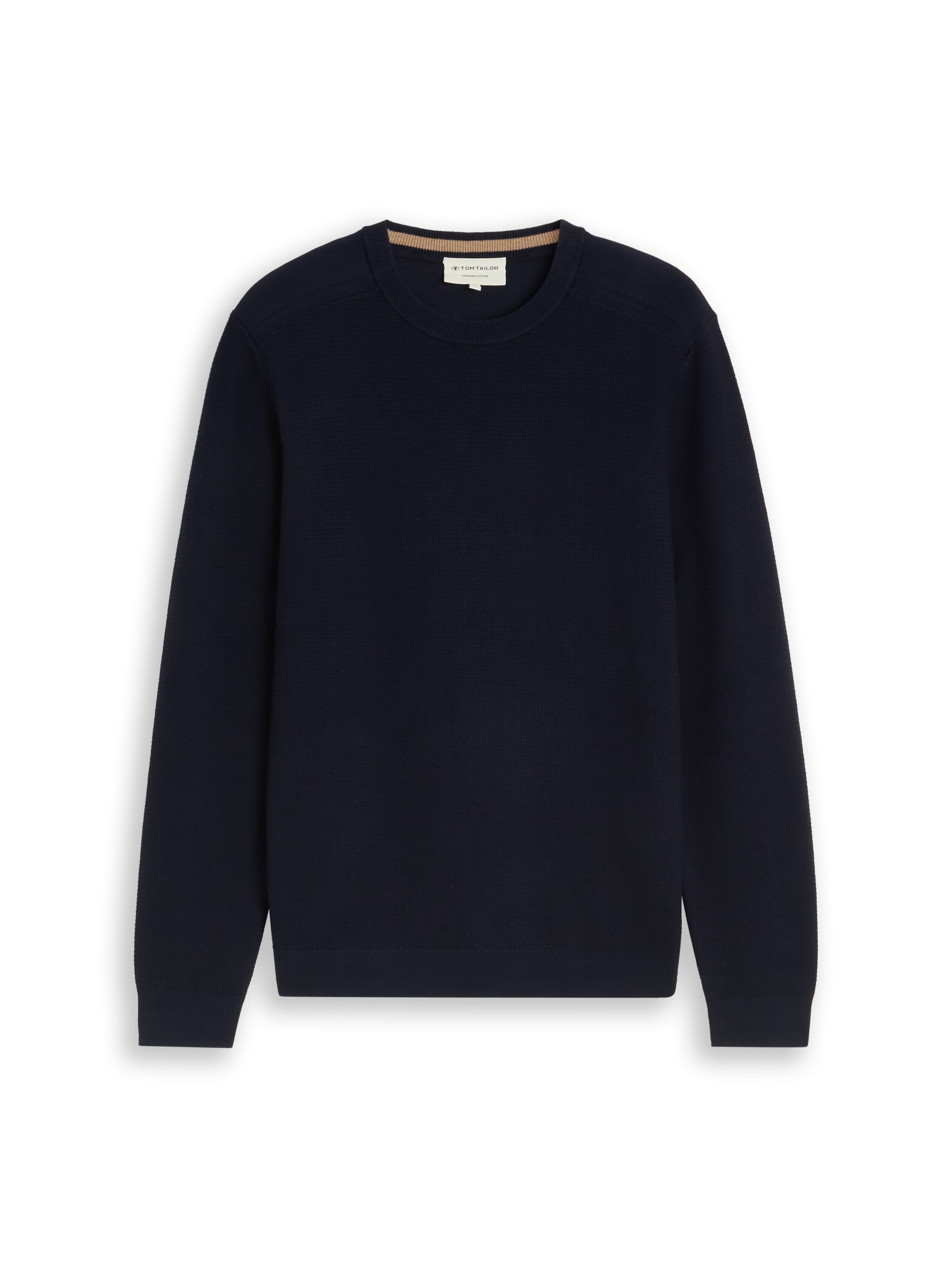 TOM TAILOR Pull en tricot avec col rond