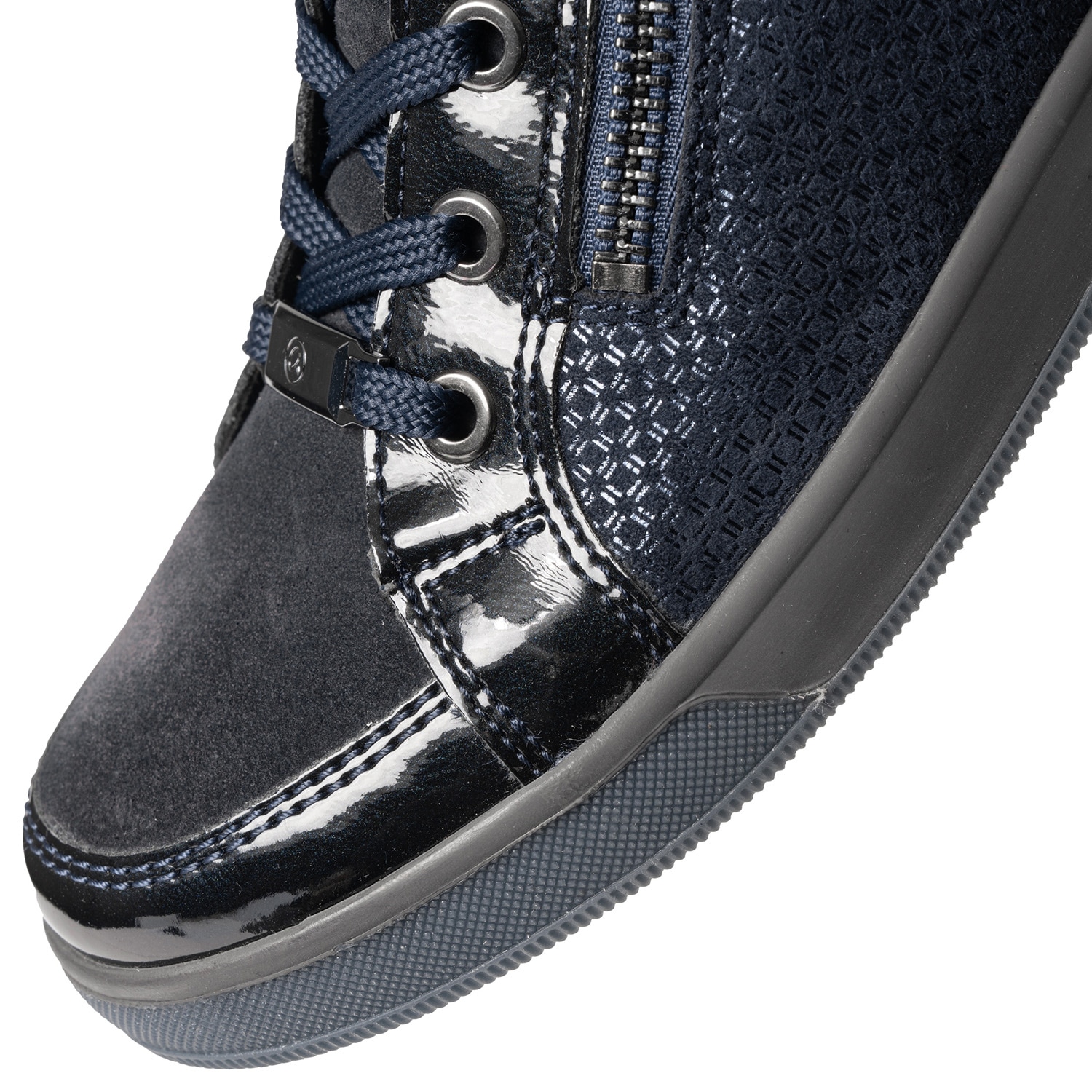 Ara Bottines de sneakers »ROM«  baskets montantes, bottines à lacets avec garnitures contrastantes