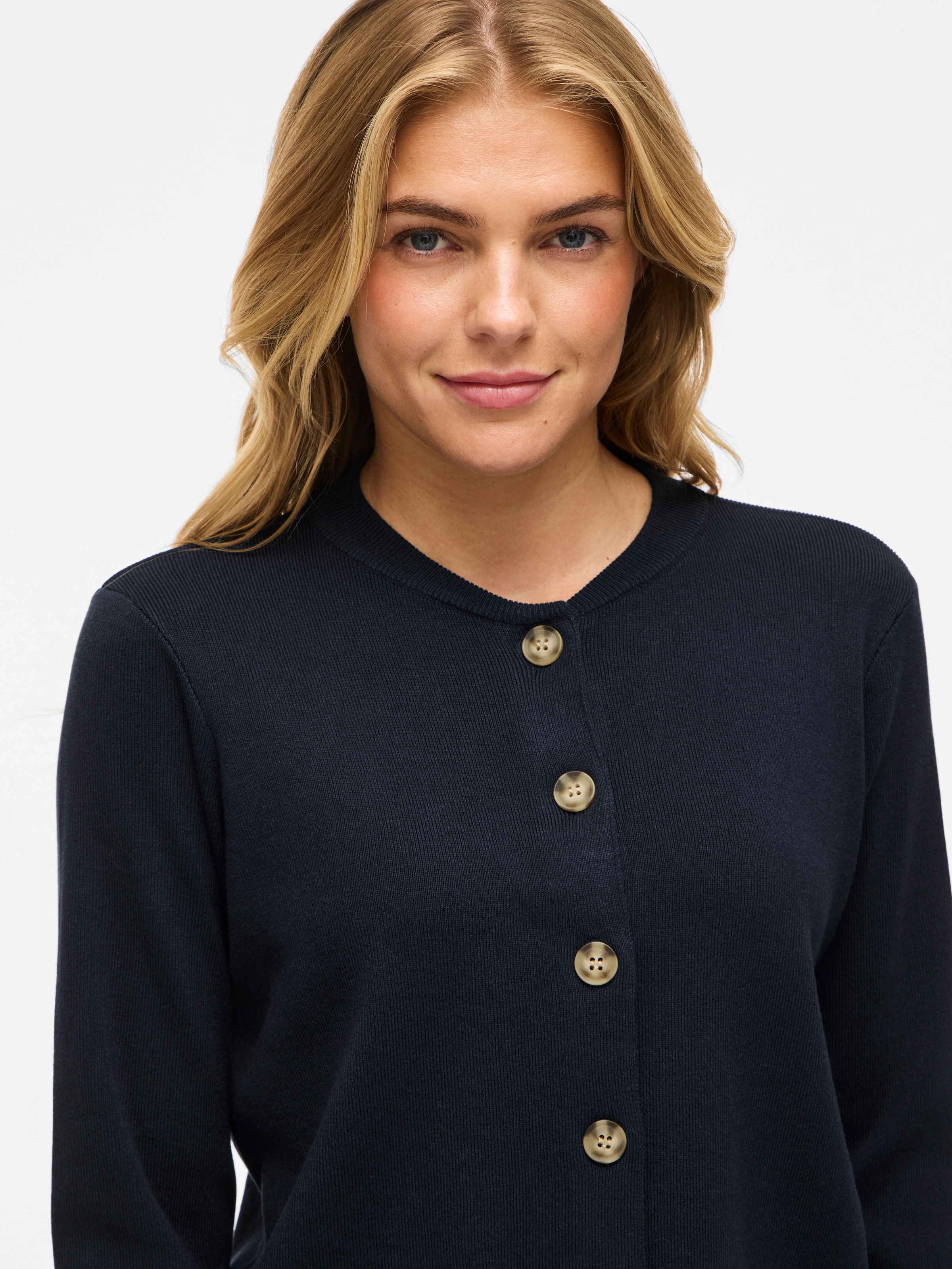 Vila Strickjacke »VIOSTRIA O-NECK L/S CARDIGAN - NOOS«