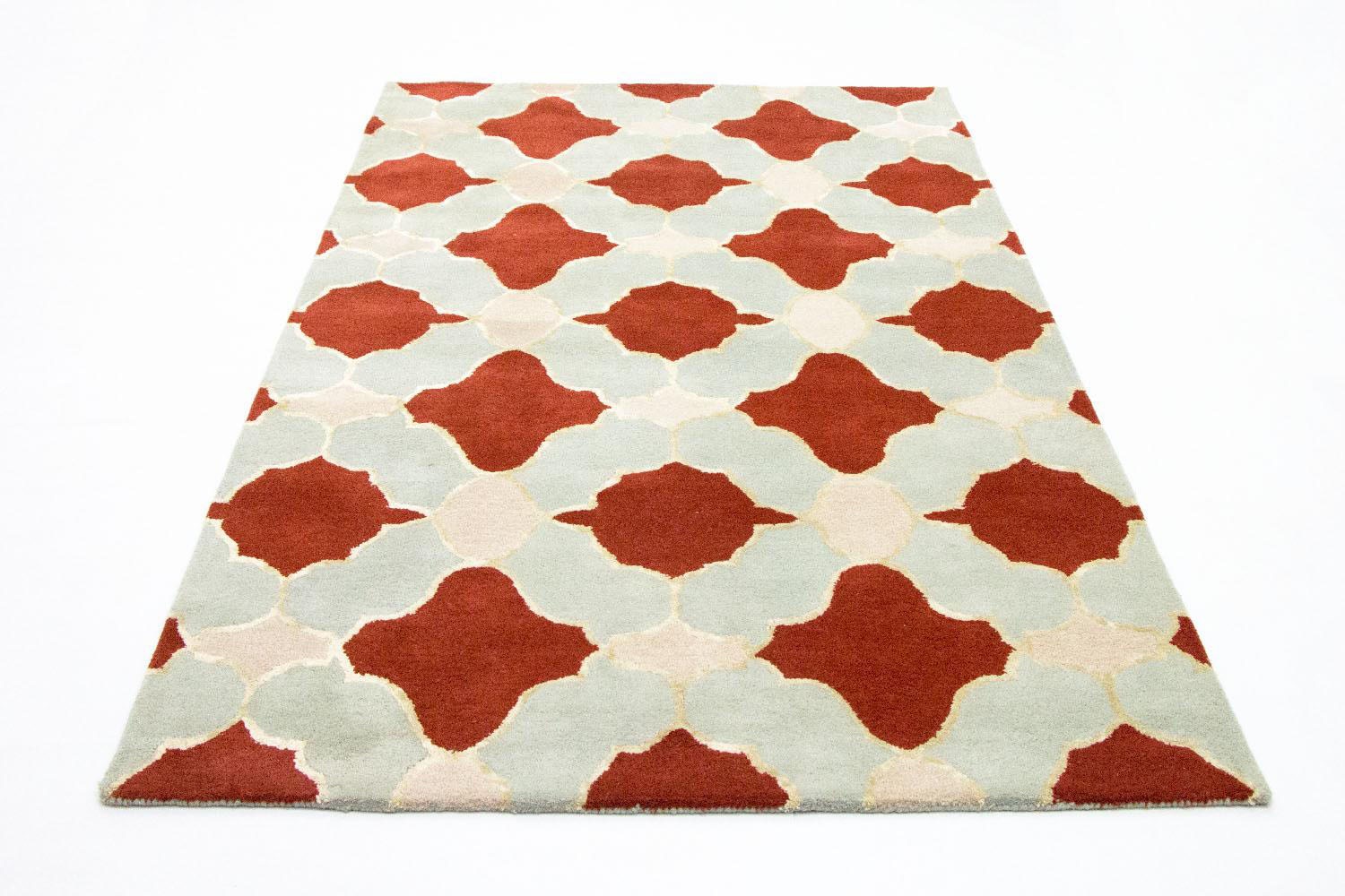 Image of morgenland Wollteppich »Designer Teppich handgetuftet beige«, rechteckig, 18 mm Höhe bei Ackermann Versand Schweiz