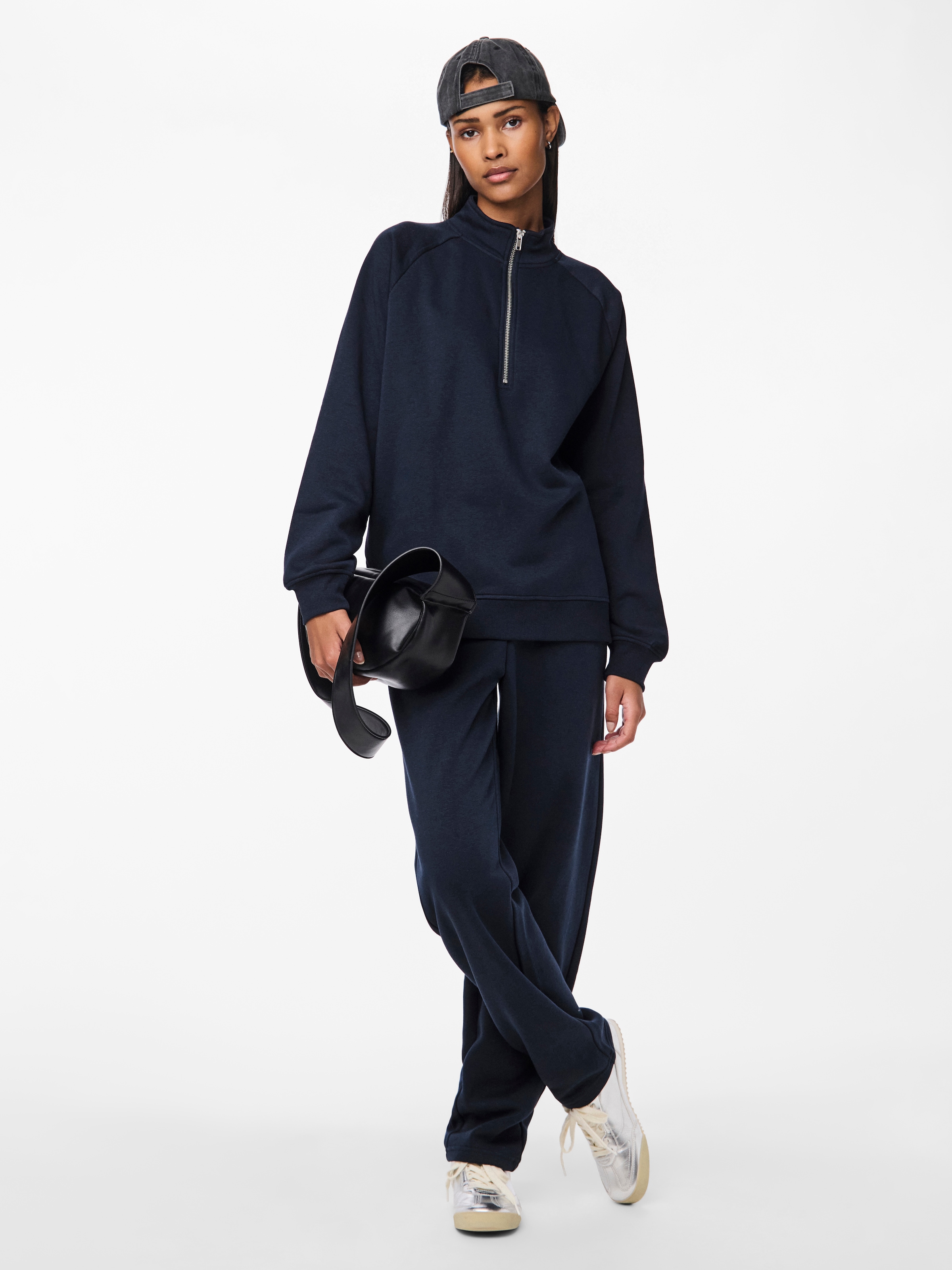 pieces Sweathose »PCCHILLI HW STRAIGHT SWEAT PANTS NOOS BC«  Baumwollmischung, straight fit