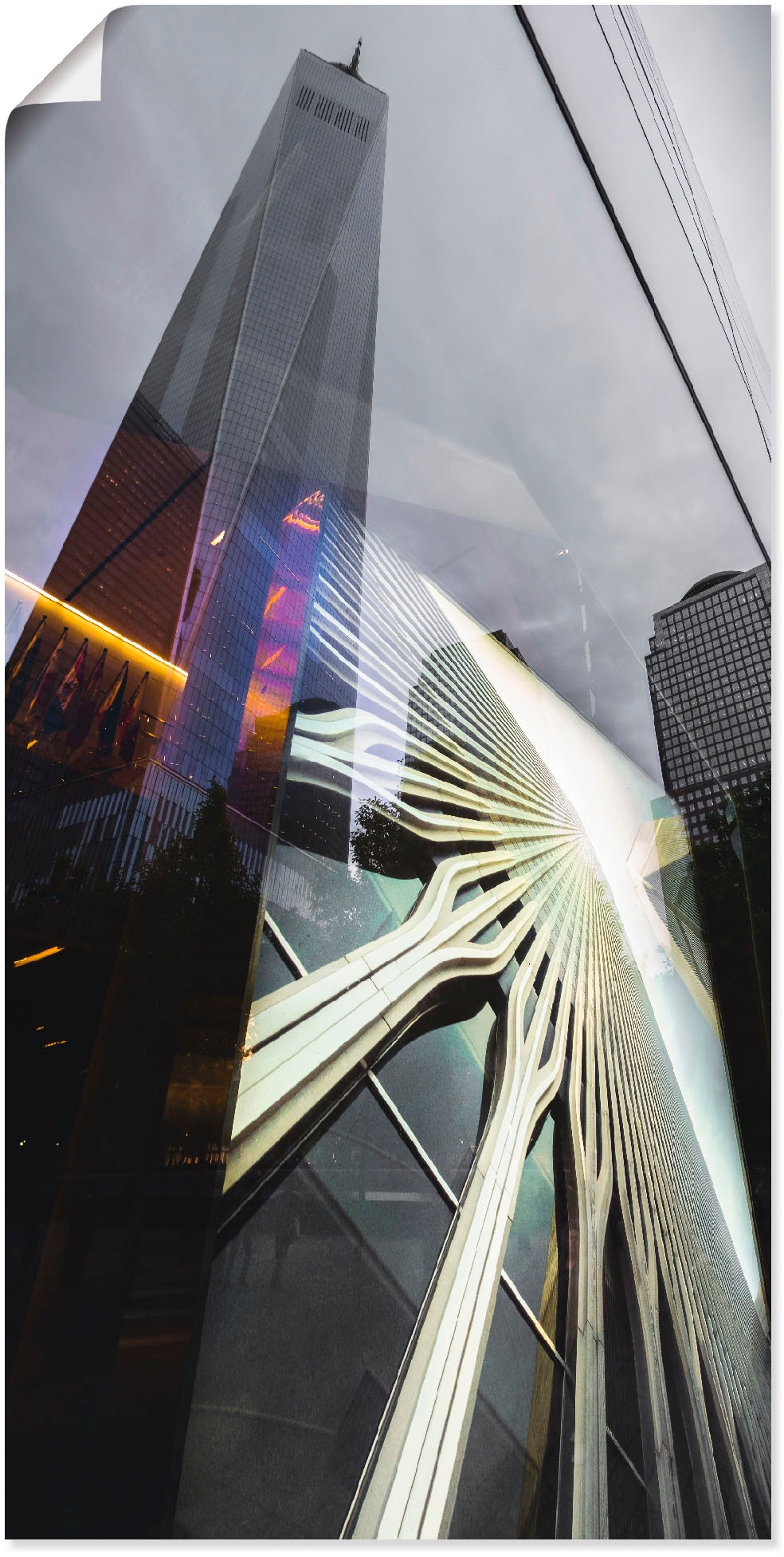 Image of Artland Wandbild »One World Trade Center«, Amerika, (1 St.), in vielen Grössen & Produktarten - Alubild / Outdoorbild für den Aussenbereich, Leinwandbild, Poster, Wandaufkleber / Wandtattoo auch für Badezimmer geeignet bei Ackermann Versand Schweiz