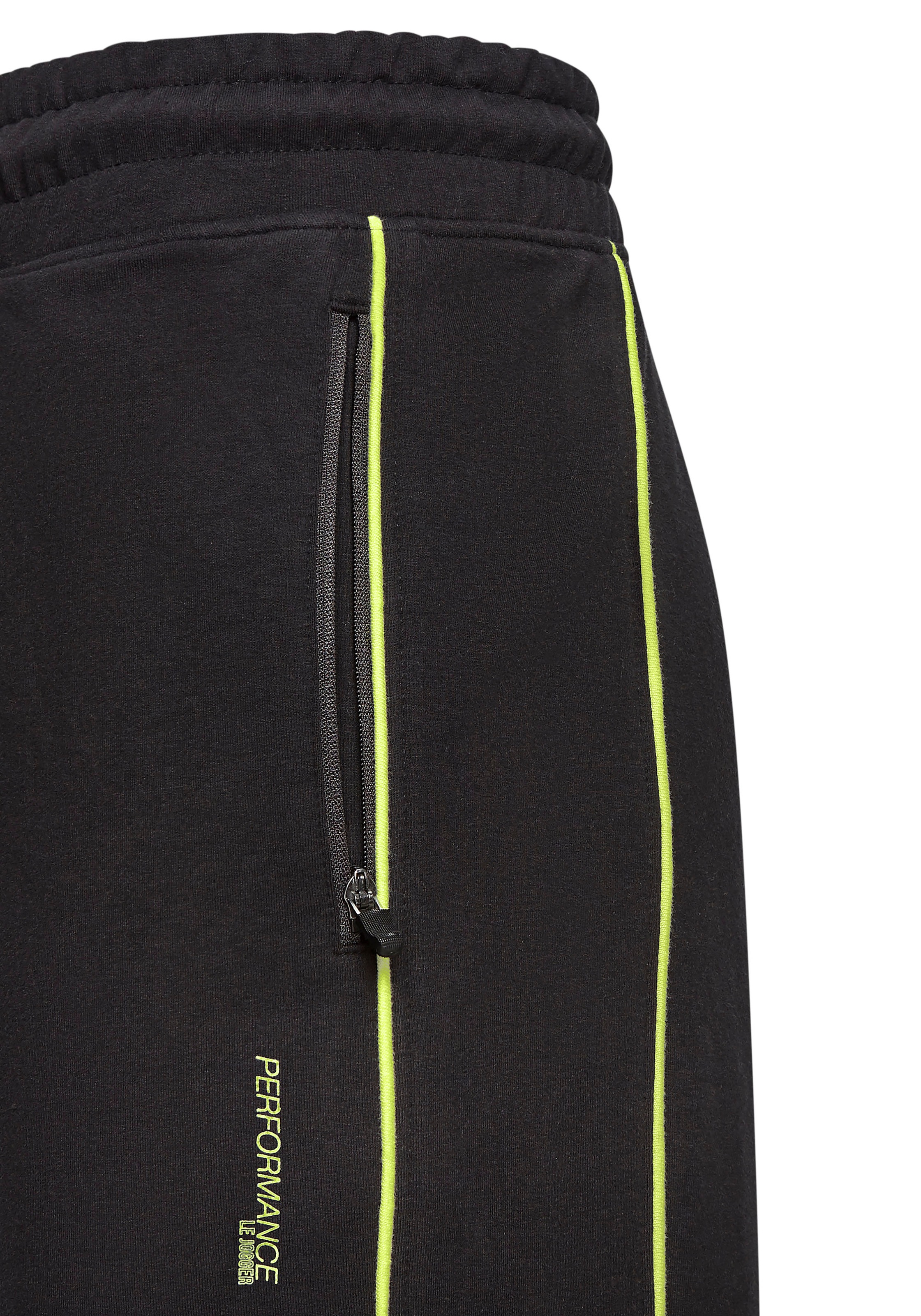 Le Jogger Performance Sporthose  mit praktischen Reissverschlusstaschen und Kontrastdetails