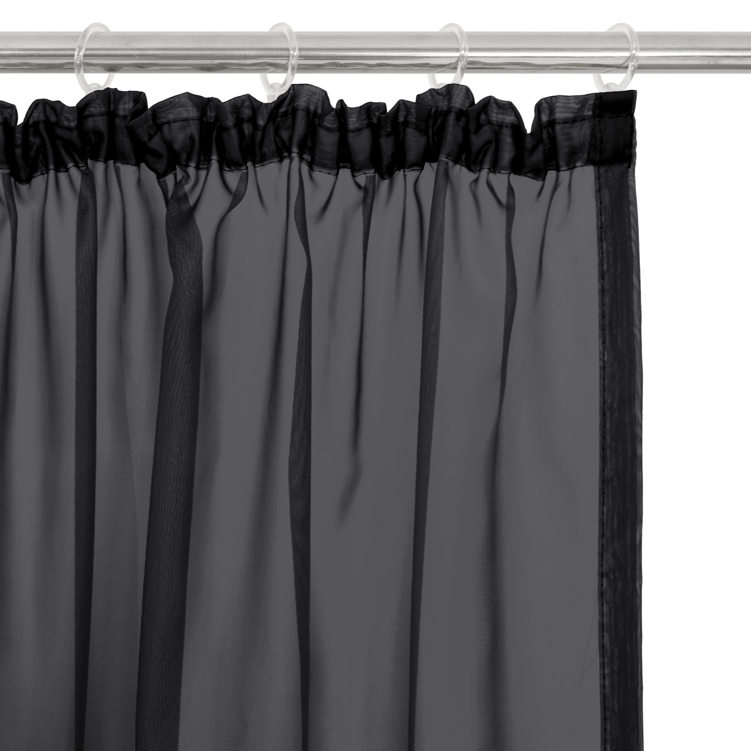 GOODproduct Rideau »XANA« Bande volante 1 cuis tlg. Bestseller, einfarbig, 1 bzw. 2 Schals, pflegeleicht, Beststeller!