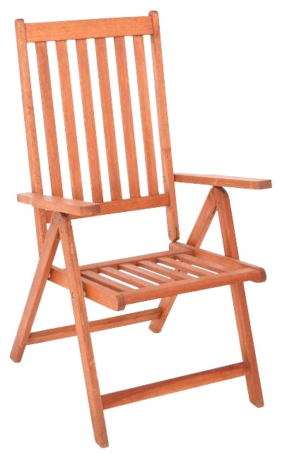 Image of MERXX Gartensessel »Vitoria«, 2er Set, Eukalyptusholz, klappbar, verstellbar, braun bei Ackermann Versand Schweiz