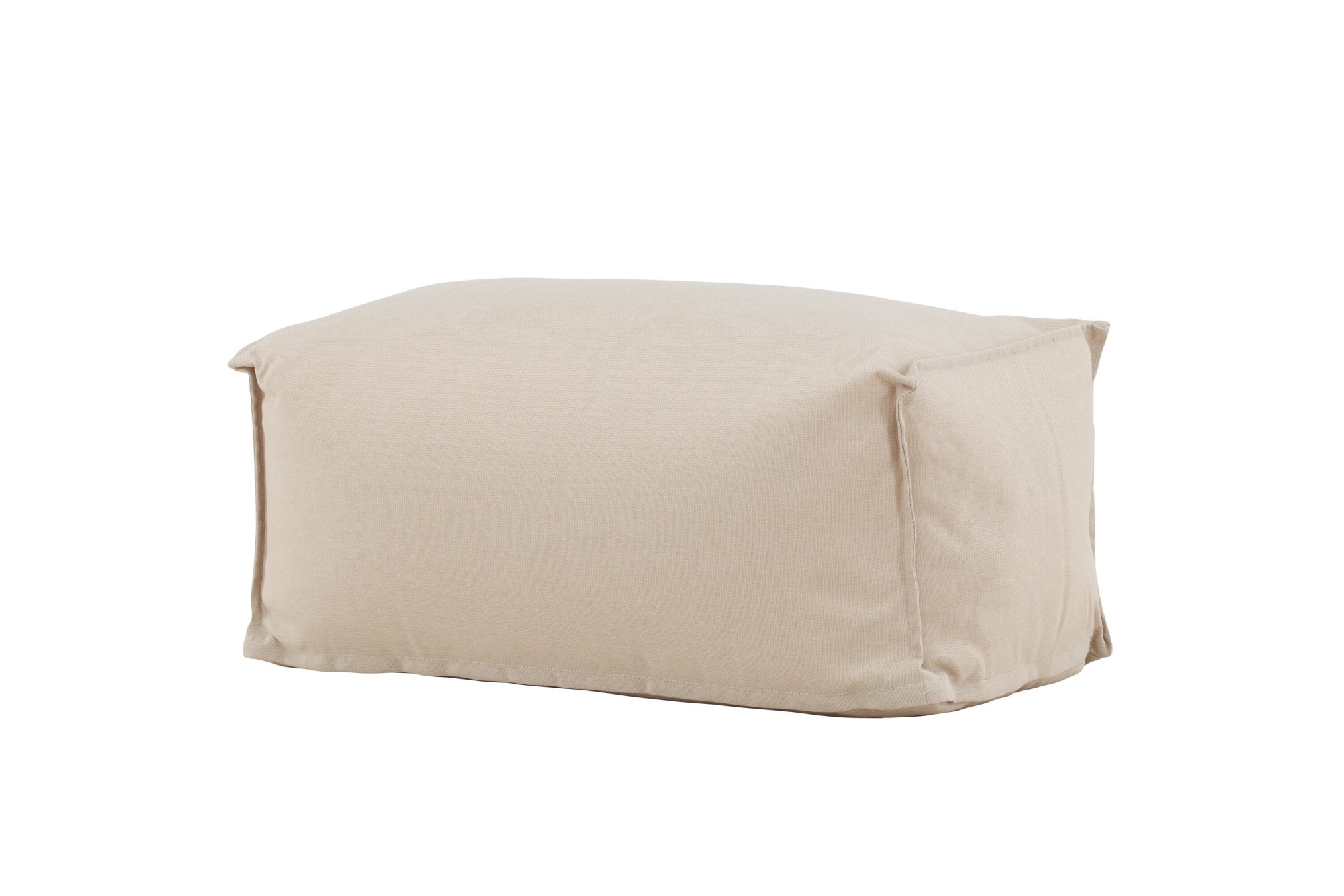 Image of Venture Home Gartenlounge-Hocker "Redang, Outdoor-Hocker 75 × 40 × 33 cm in Beige, belastbar bis 150 kg" Loungehocker, Olefin-Bezug, Polystyrol-Füllung, kompakt, vielseitig
