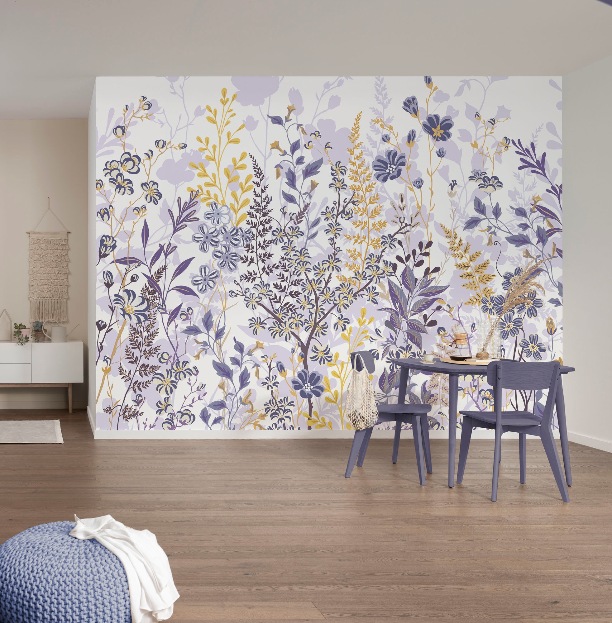 Image of Komar Fototapete "Digitaldruck Vlies - Bloomique - Grösse 400 x 250 cm" bedruckt glatt Wohnzimmer, Schlafzimmer