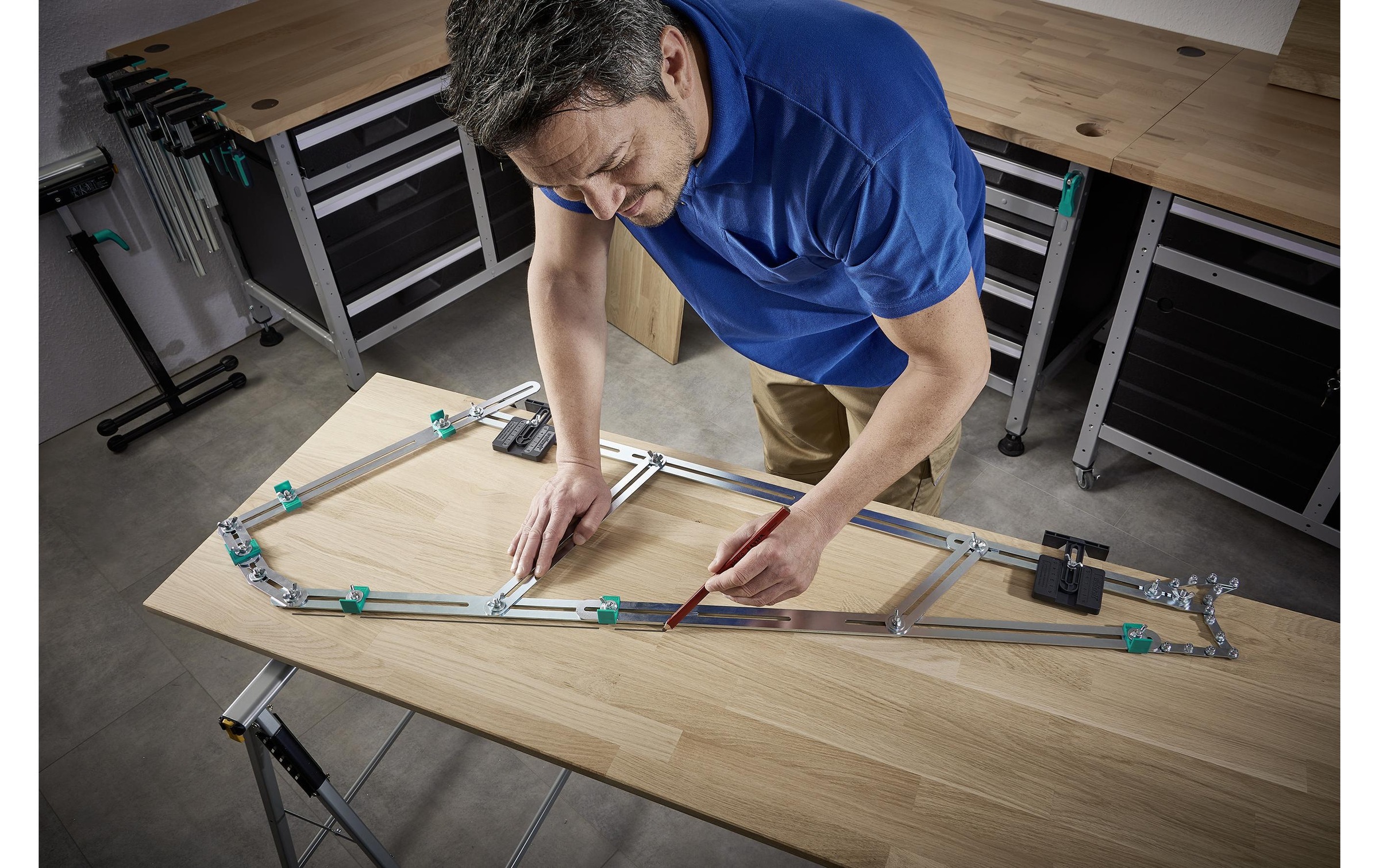 Wolfcraft Zollstock »Wolfcraft Treppenlehre 3,8 x 19,5 x 116,2 cm«