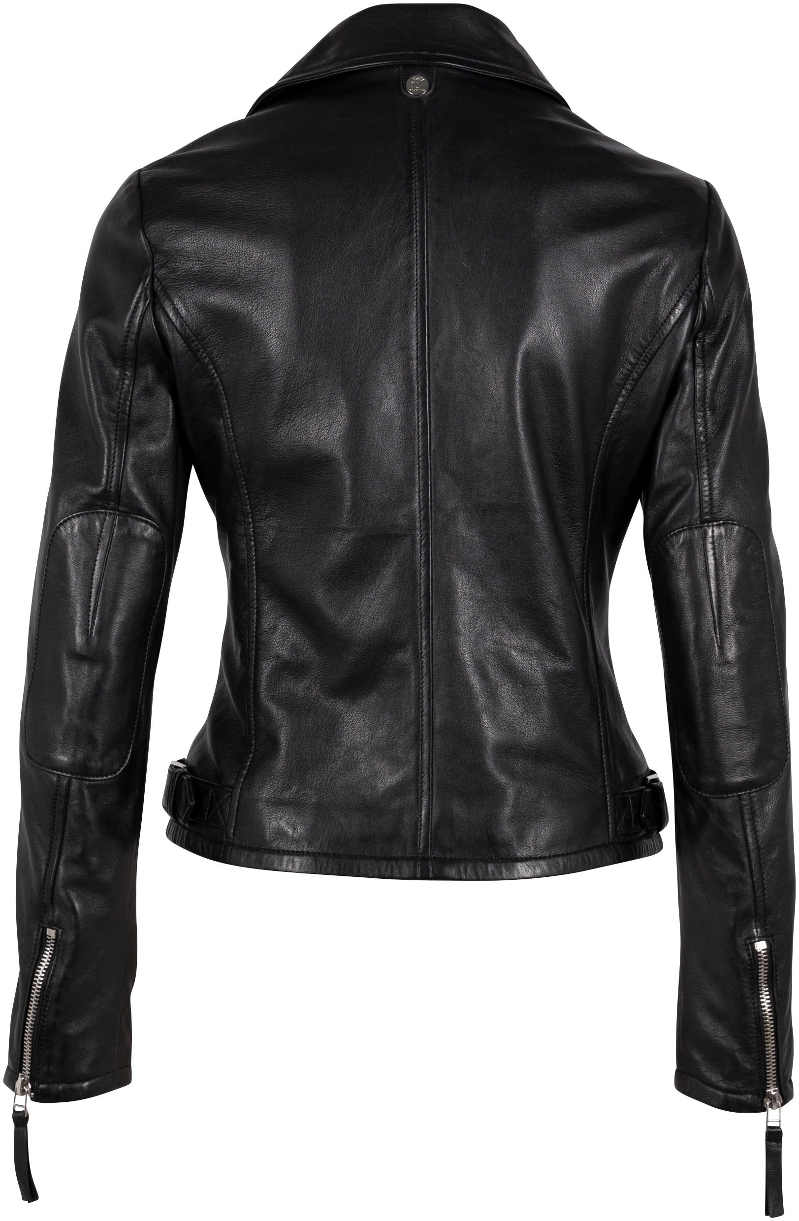Mauritius Lederjacke »GWPasha«, im Biker-Style, asymetrischer Reissverschluss, verstellbare Riegel