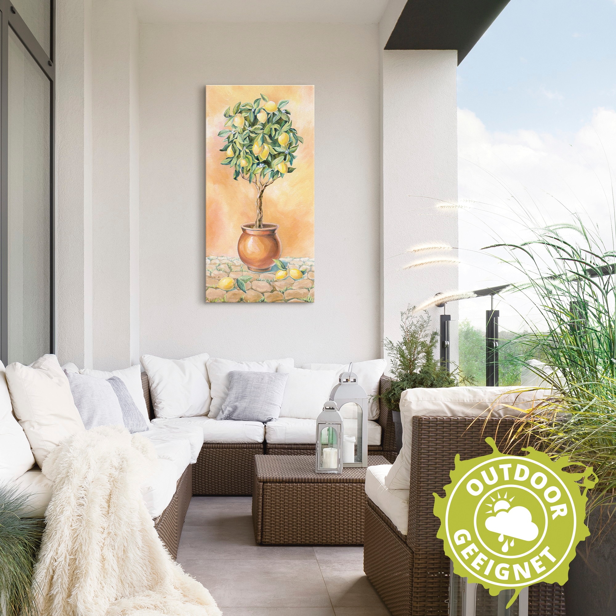 Artland Wandbild »Zitronenbaum I«, Pflanzen, (1 St.), als Alubild, Outdoorbild, Leinwandbild in verschied. Grössen