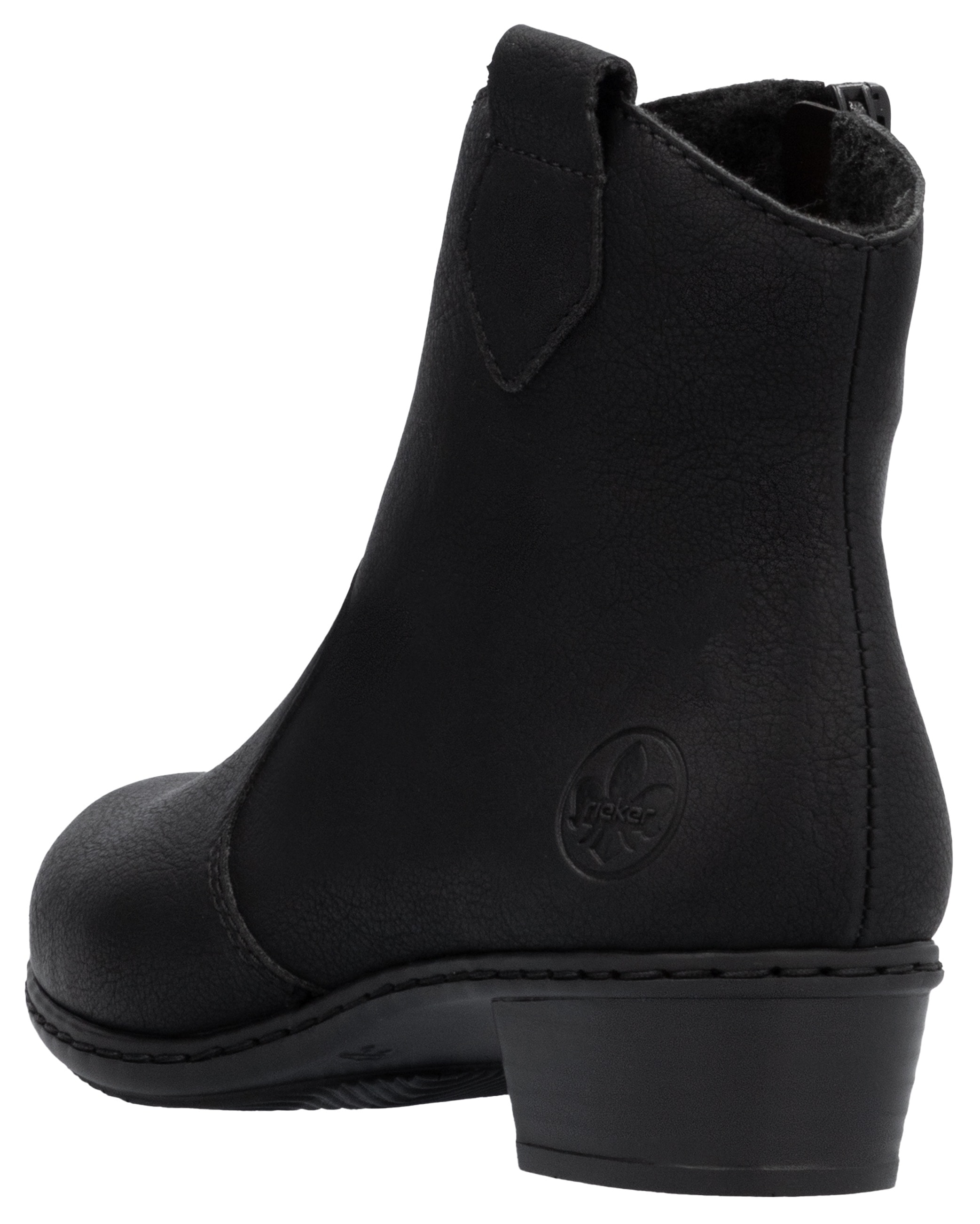 Rieker Westernstiefelette, Stiefelette, Cowboyboots, Blockabsatz, mit Innenreissverschluss