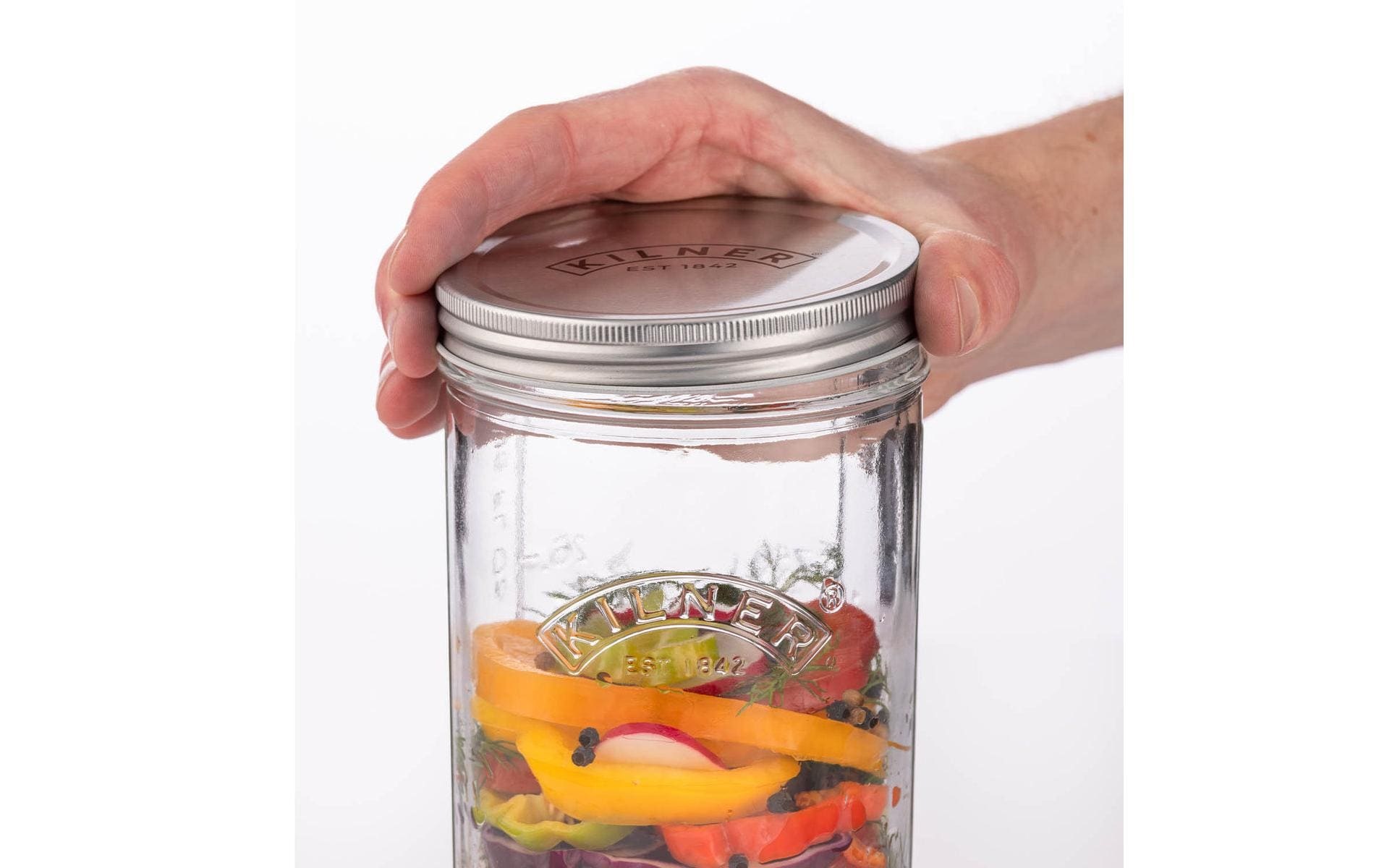 KILNER Fermentationsglas »Set 1000 ml, 1 Stück«, (1 tlg.)