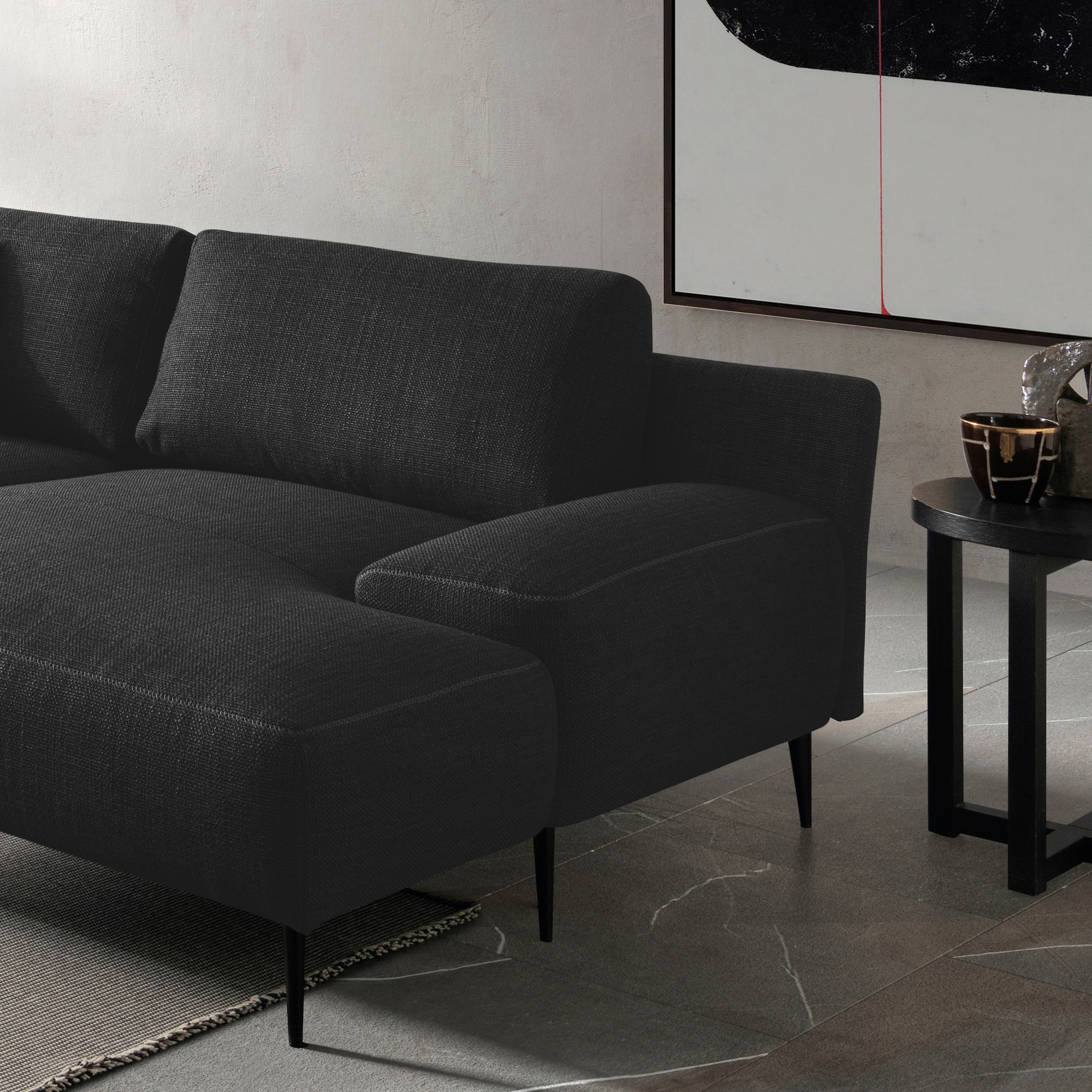 designwerk Ecksofa »Forma L-Form, zeitloses Designsofa mit aktuellem Fuss« in hochwertiger Verarbeitung & tollem Sitzkomfort