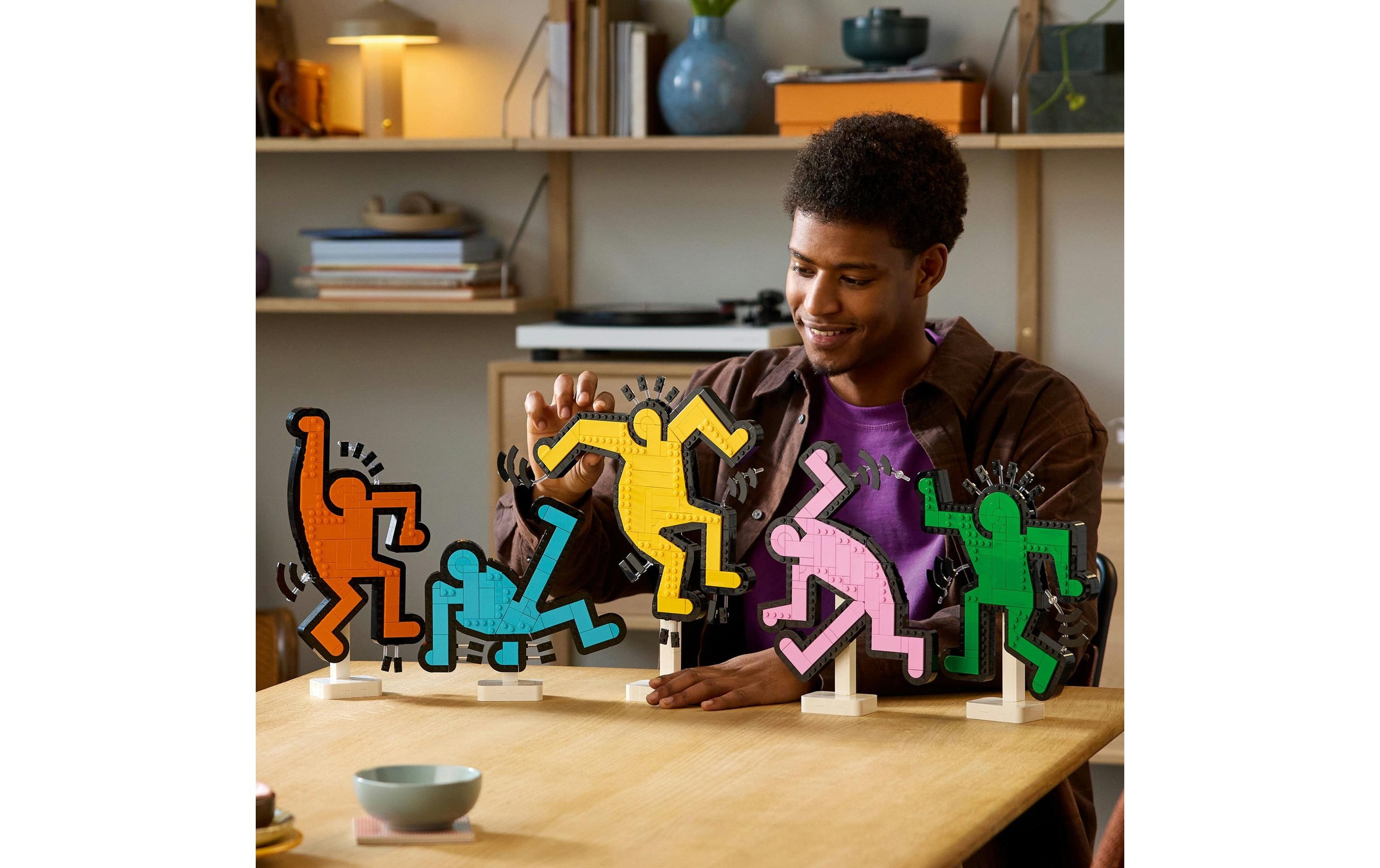 LEGO® Spielbausteine »Art Keith Haring Tanzende Figuren«